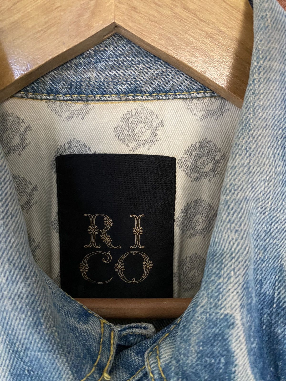 14th Addiction × Japanese Brand × Le Grande Bleu (L.G.B.) Vtg RICO Japan Faded wash western back pocket jacket Size US M / EU 48-50 / 2 - 15 Thumbnail