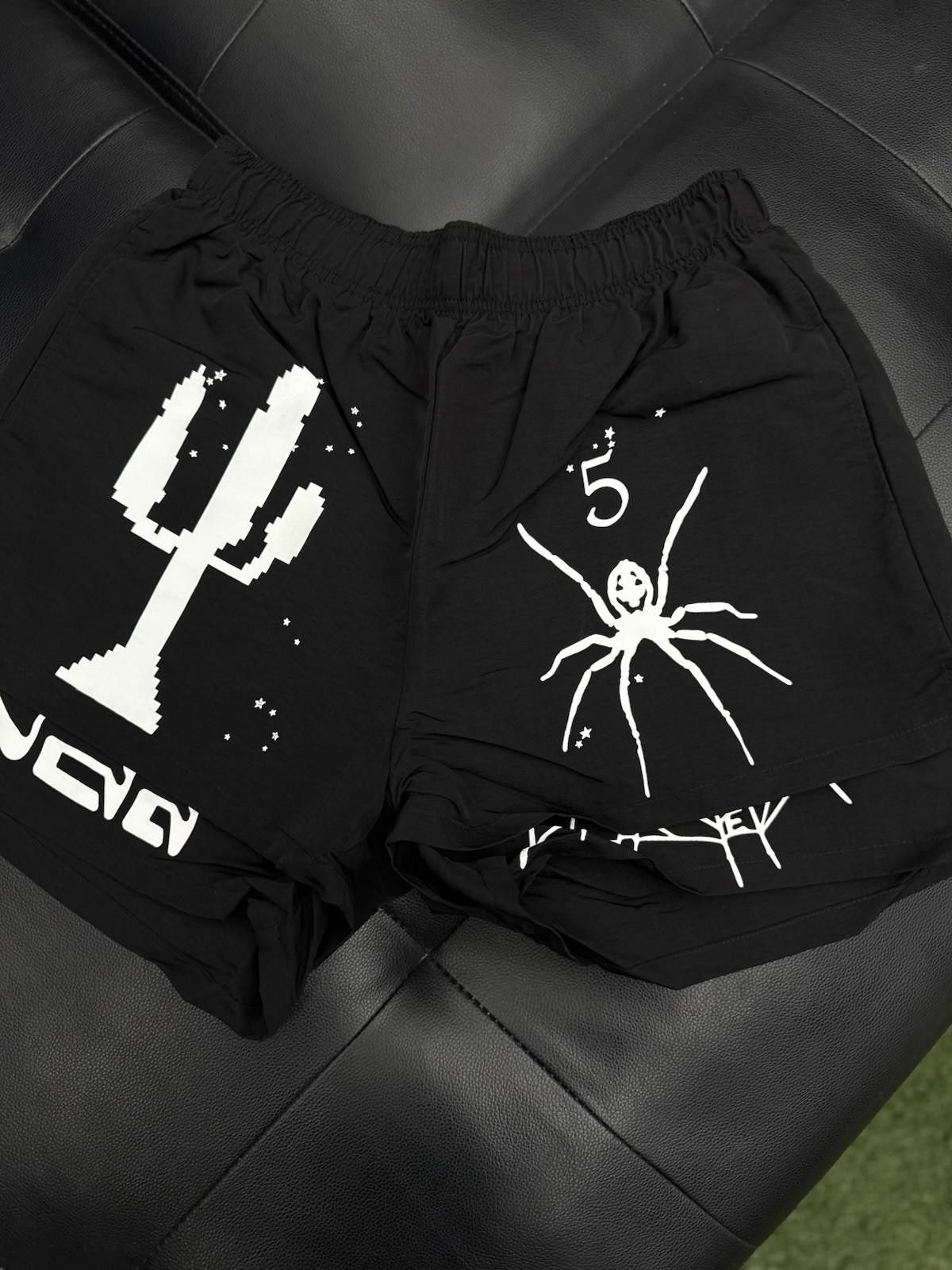 Sp5der Sp5der Double Layer Shorts Size Large (NEW) Black Authentic Size US 34 / EU 50 - 2 Thumbnail