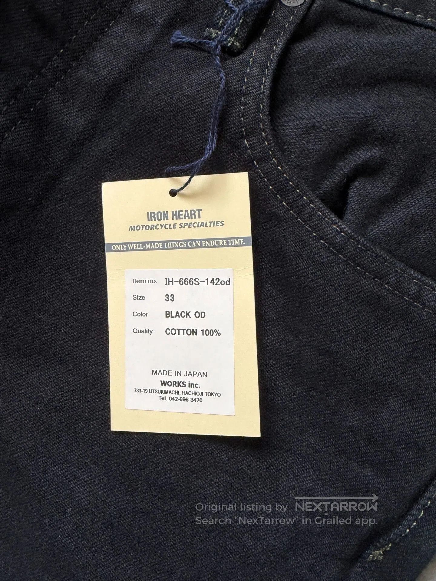 Iron Heart IRON HEART 666S. Size US 33 - 4 Thumbnail