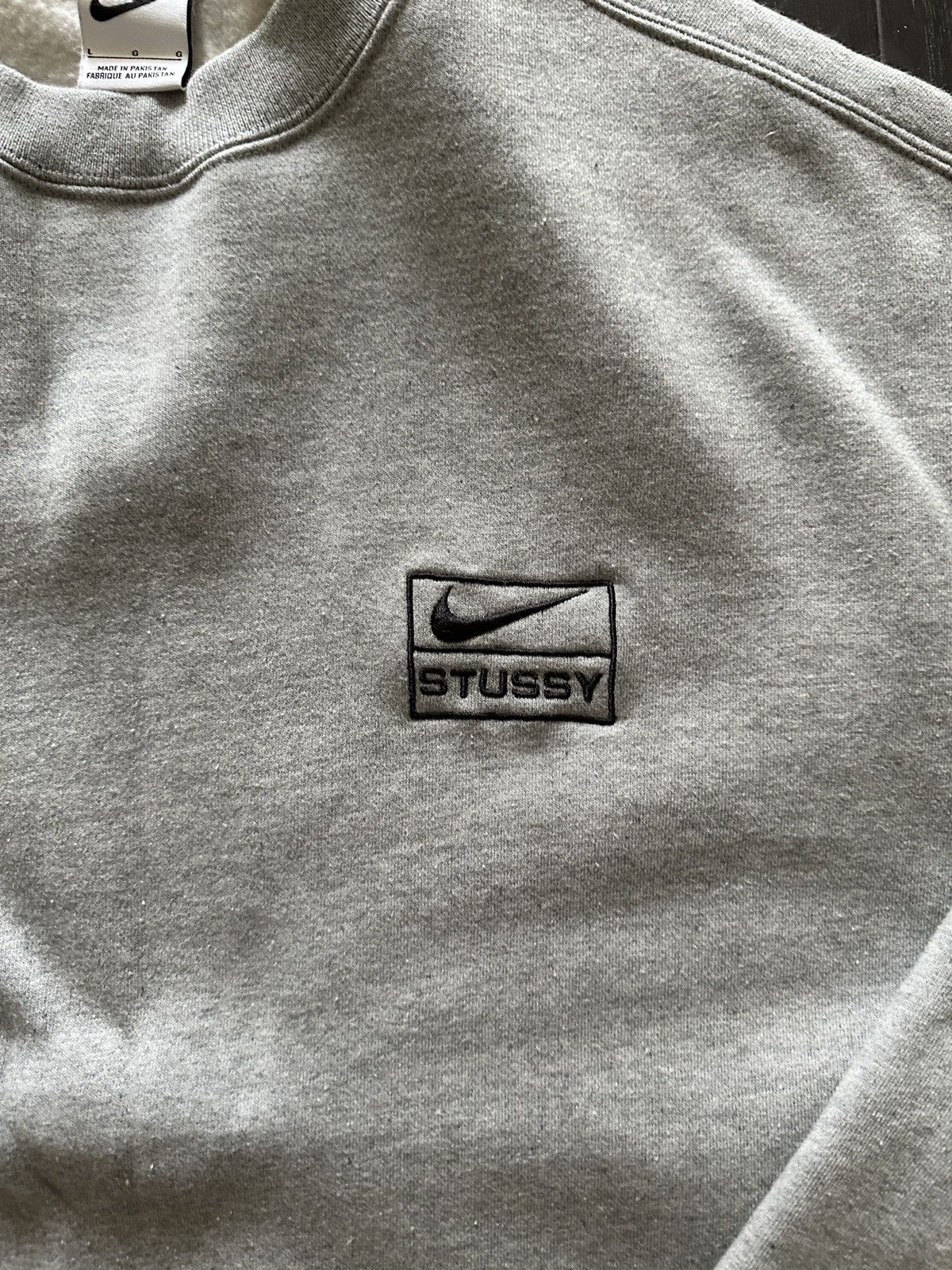 Nike × Stussy Nike x Stussy Crew Fleece Size US L / EU 52-54 / 3 - 3 Thumbnail