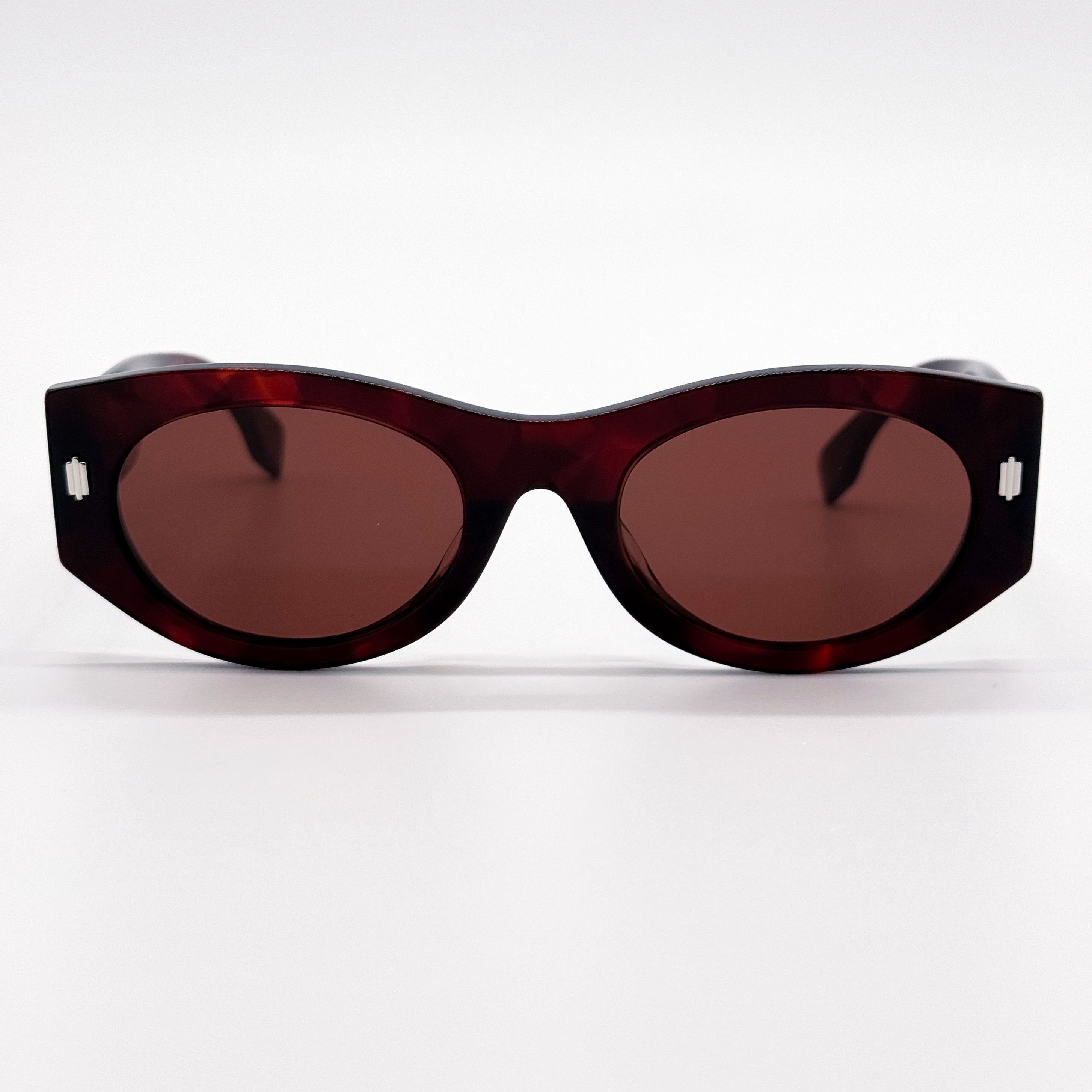 Fendi NEW FENDI FE40125F 54S WOMEN BURGUNDY SUNGLASSES Size ONE SIZE - 3 Thumbnail