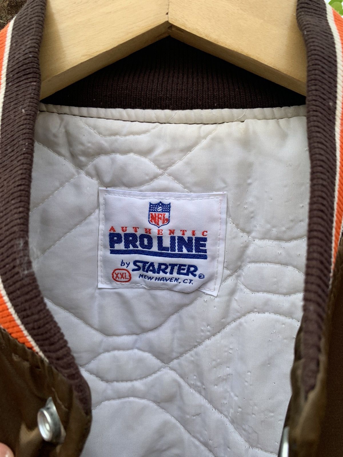 Starter × Vintage STARTER VARSITY JACKET BROWNS Size US XXL / EU 58 / 5 - 4 Thumbnail