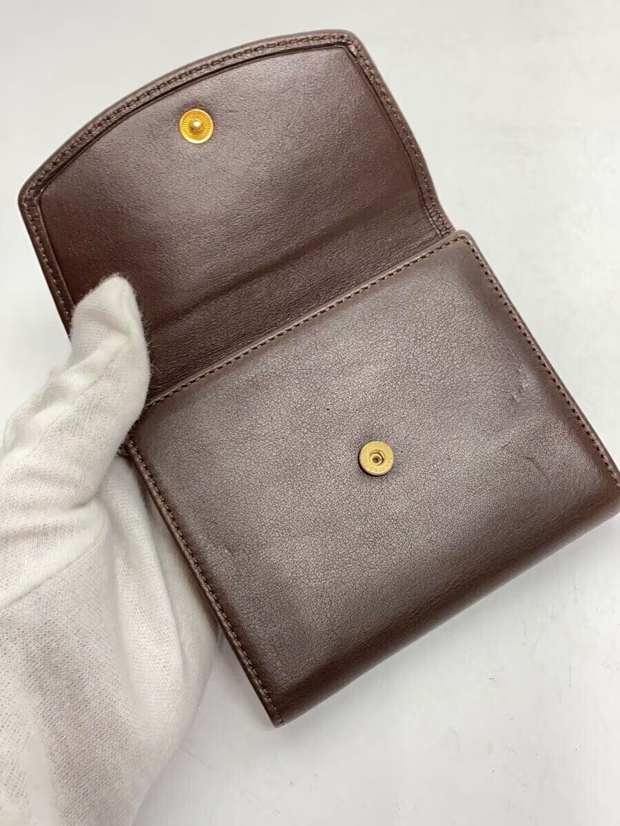Dior Dior Leather Wallet Brown Size ONE SIZE - 7 Thumbnail