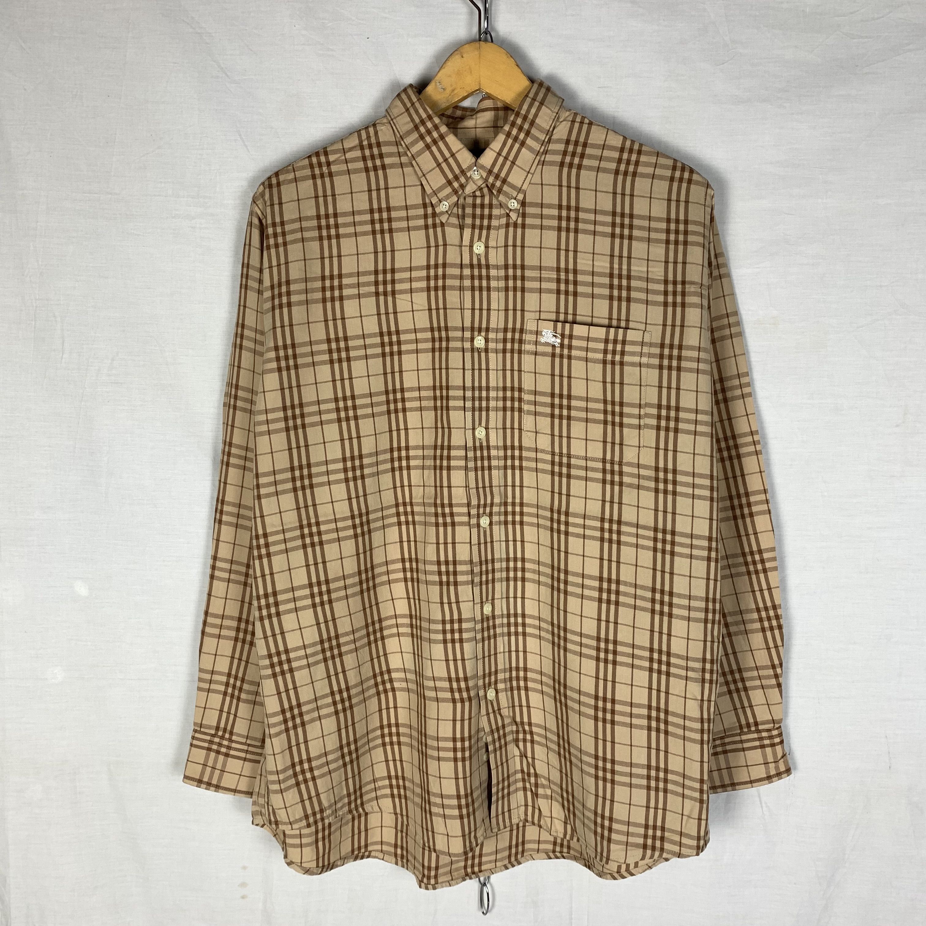 Burberry Vintage Burberry Nova Check L/S Shirt Size US L / EU 52-54 / 3 - 1 Thumbnail