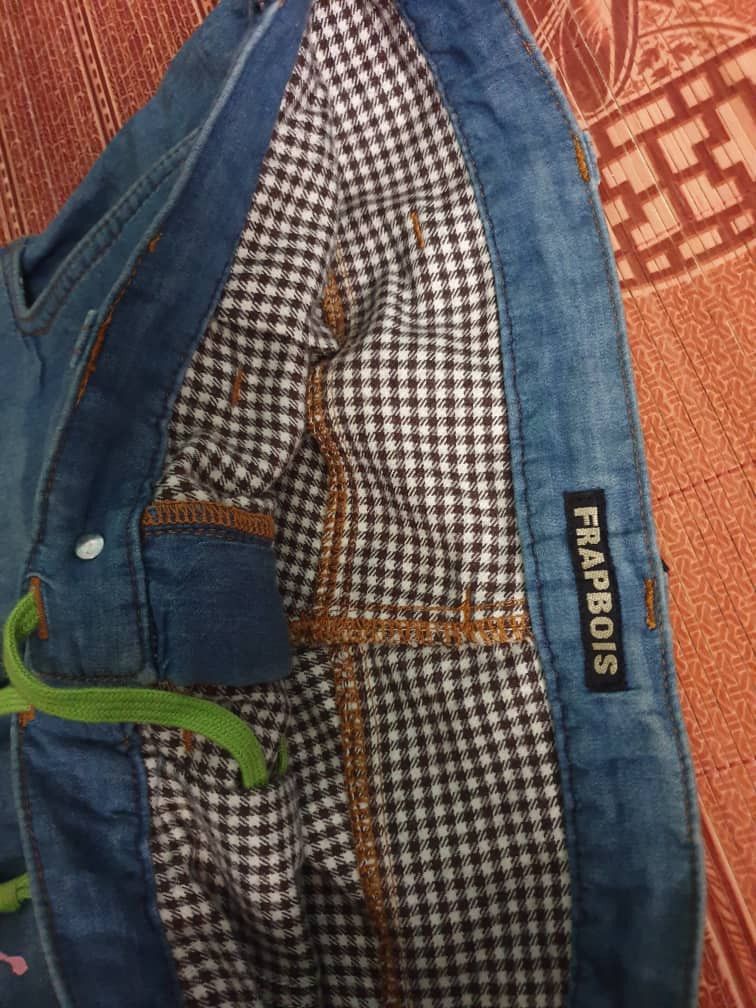 Issey Miyake 💥Frapbois splash paint art Issey miyake denim pant Size US 33 - 5 Thumbnail