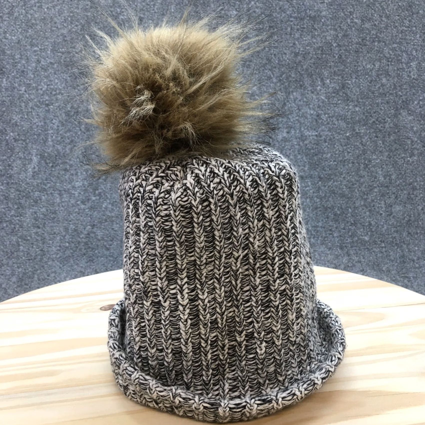 Vintage Love Your Melon Beanie Hat Winter Cuffed Mens Black White OS Embroidered Logo Size ONE SIZE - 5 Thumbnail