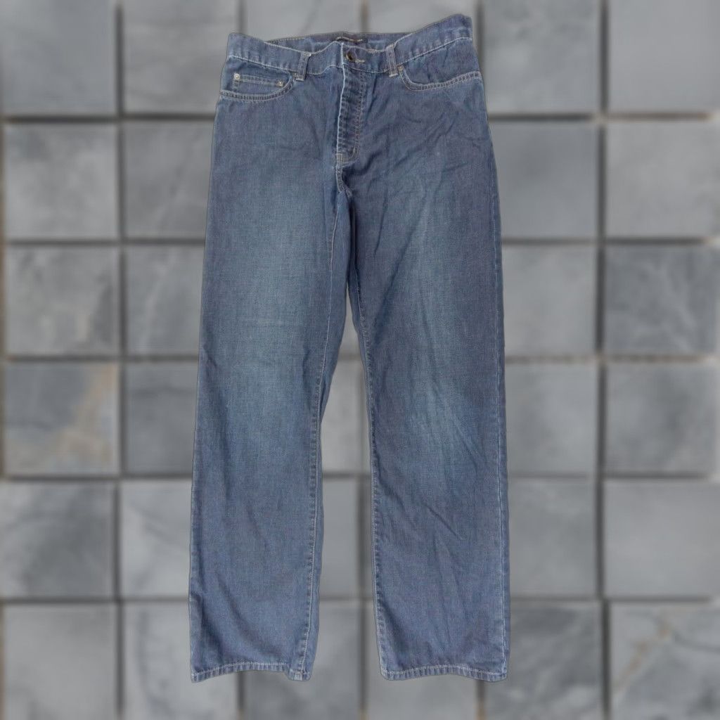 John Varvatos John Varvatos Jeans Mens 34x32 Blue Denim Straight Leg Casual Pants Size US 34 / EU 50 - 1 Thumbnail
