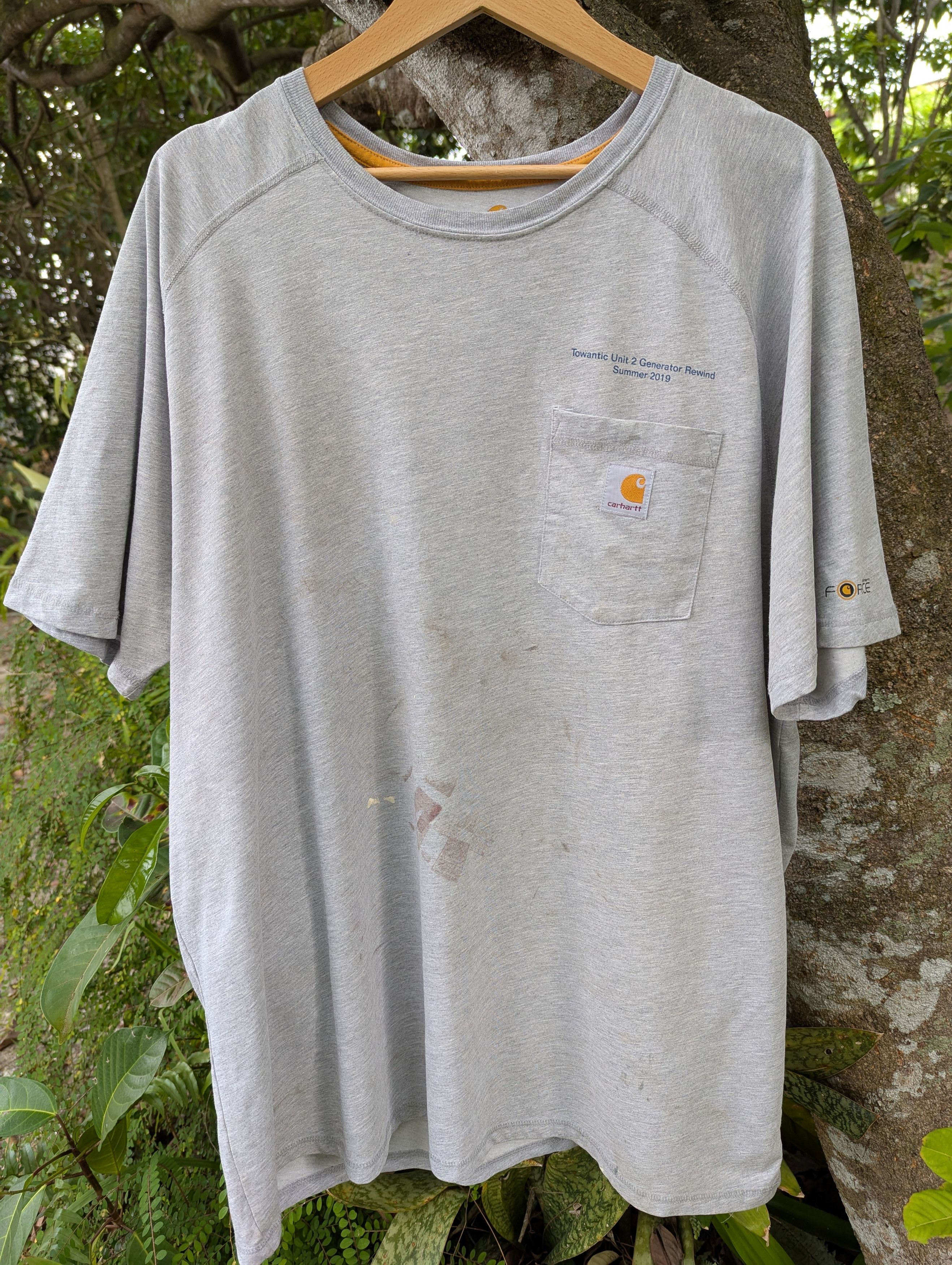 Carhartt Thrashed Carhartt Sunfaded Tshirt Size US XXL / EU 58 / 5 - 1 Thumbnail