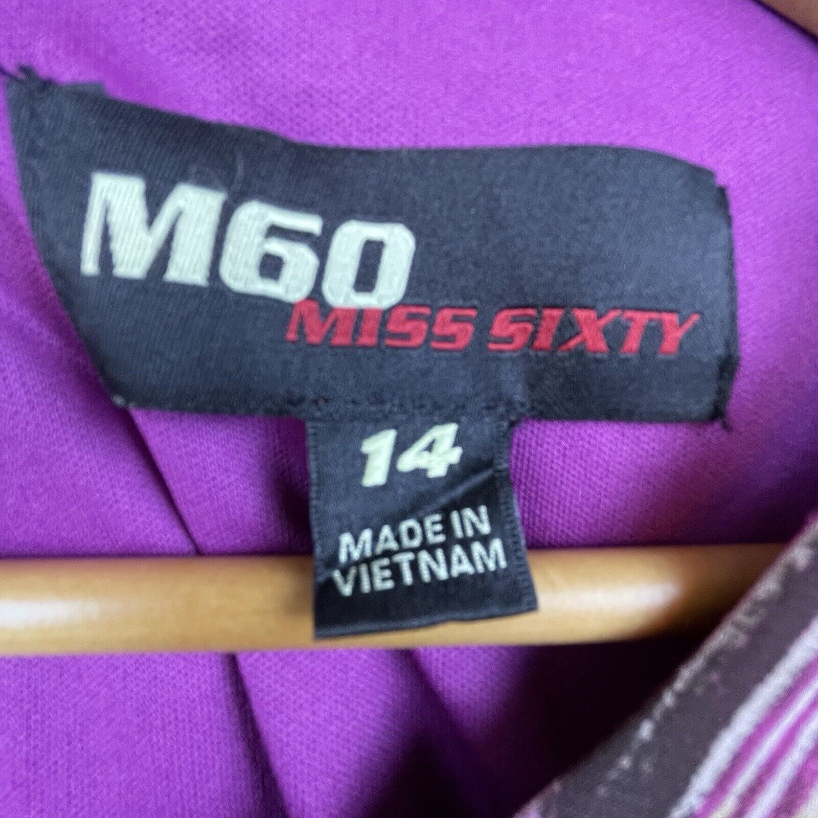 Miss Sixty M60 Miss Sixty Dress 14 Pink Purple Leopard Funky Boho Size XL / US 12-14 / IT 48-50 - 3 Thumbnail