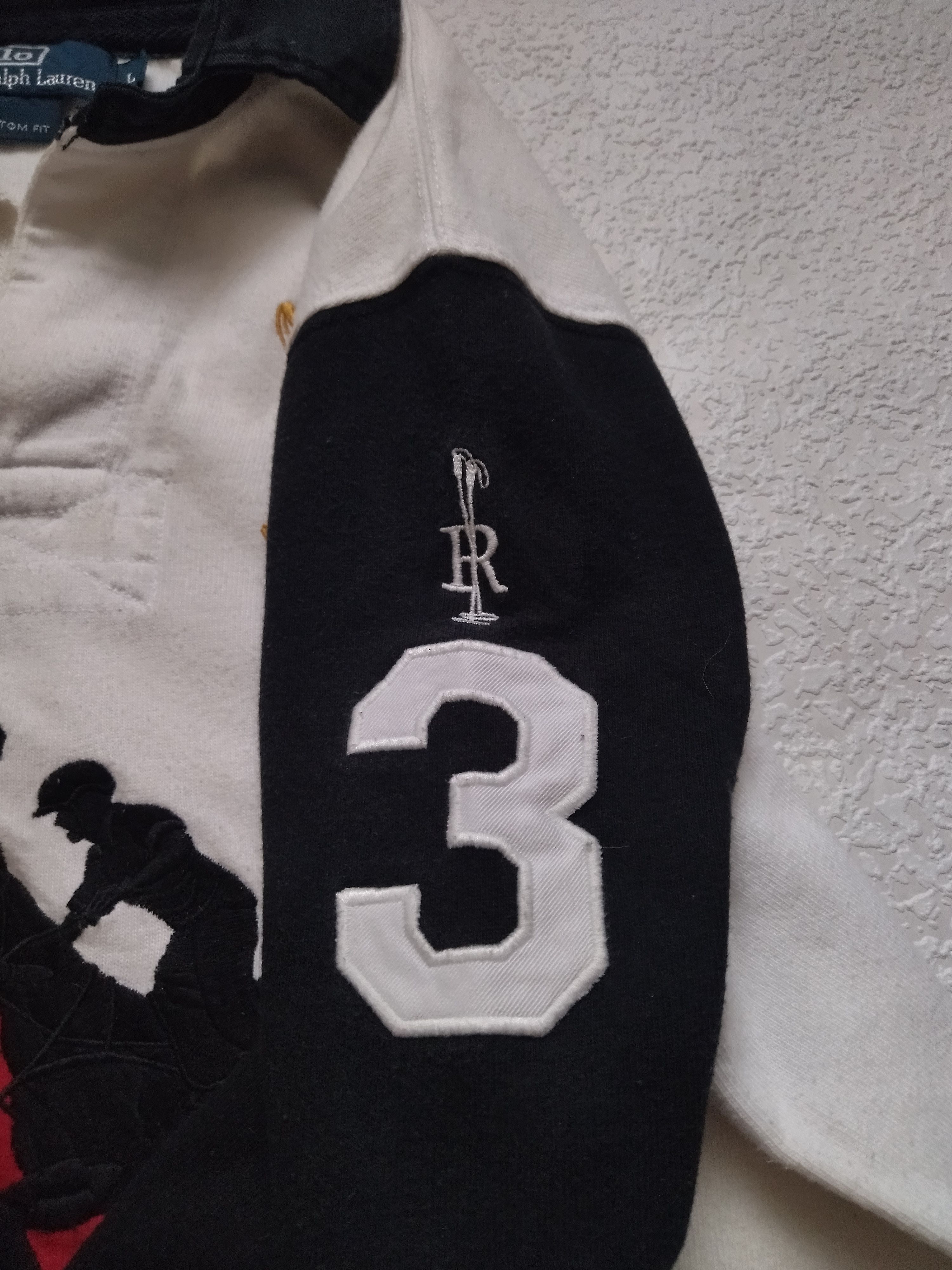 Polo Ralph Lauren × Vintage Vintage Polo Rugby manches longues polo shirt very rare Size US L / EU 52-54 / 3 - 5 Thumbnail