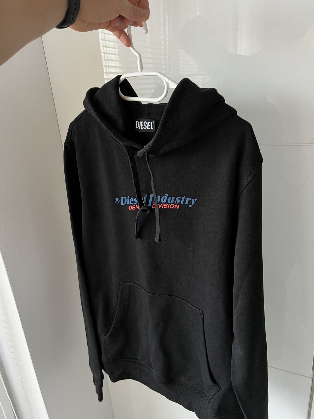 Diesel Diesel Industry Denim Division New Collection Black Hoodie Size US L / EU 52-54 / 3 - 15 Thumbnail