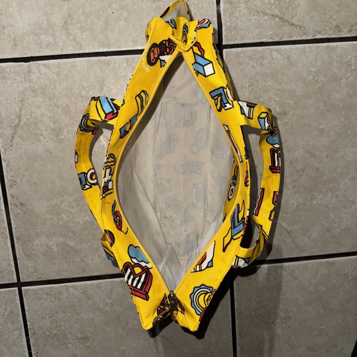 Bape Bape X Baby Milo Yellow Tote Bag Size ONE SIZE - 3 Thumbnail