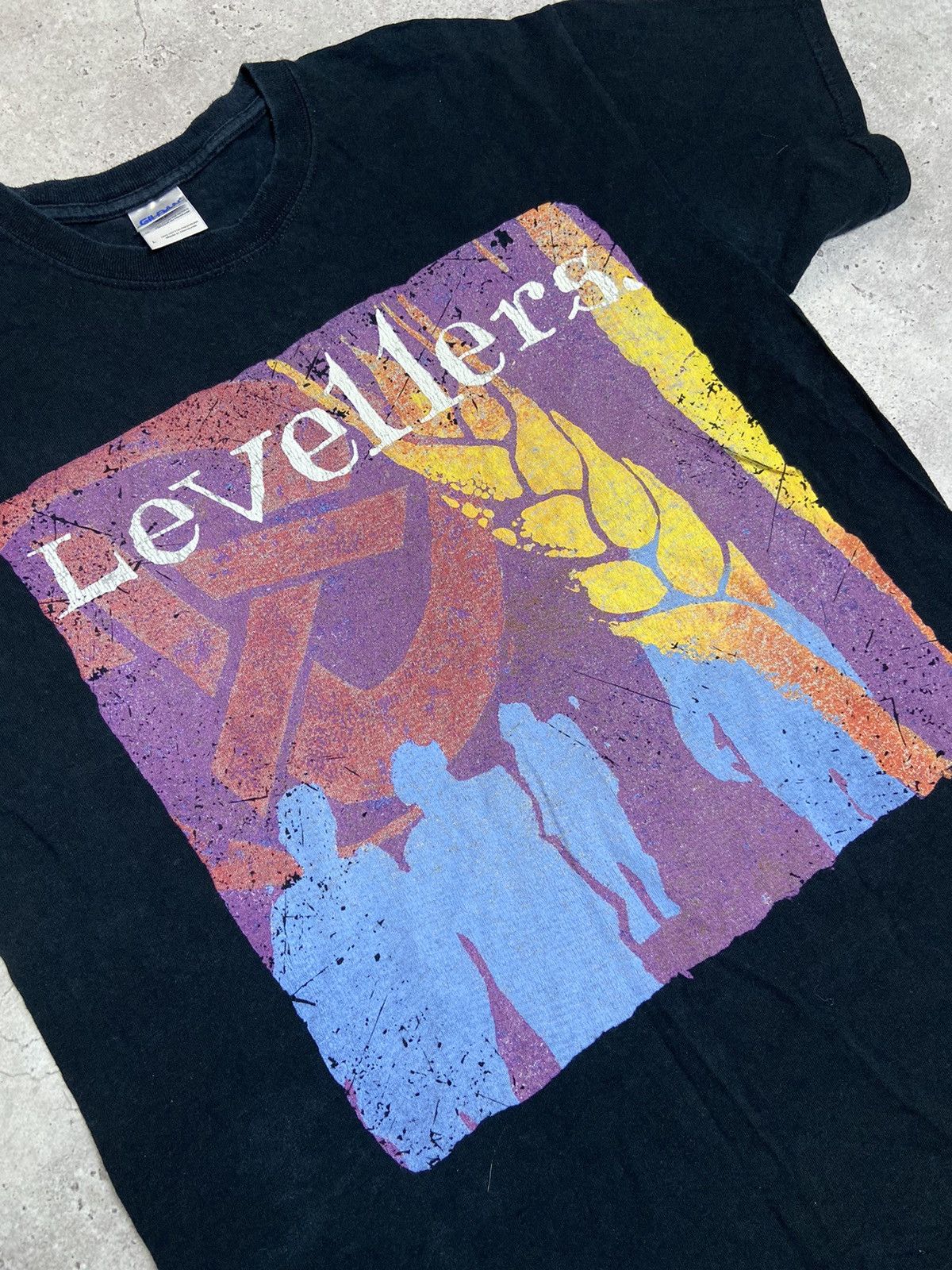 Band Tees × Vintage 90s Vintage Levellers Alternative Rock Band T-Shirt Size US L / EU 52-54 / 3 - 2 Thumbnail