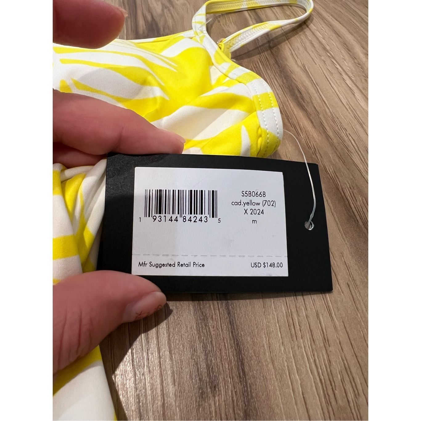 Kate Spade Kate Spade NWT Yellow White One Piece Swimwear Sz M Size M / US 6-8 / IT 42-44 - 3 Thumbnail