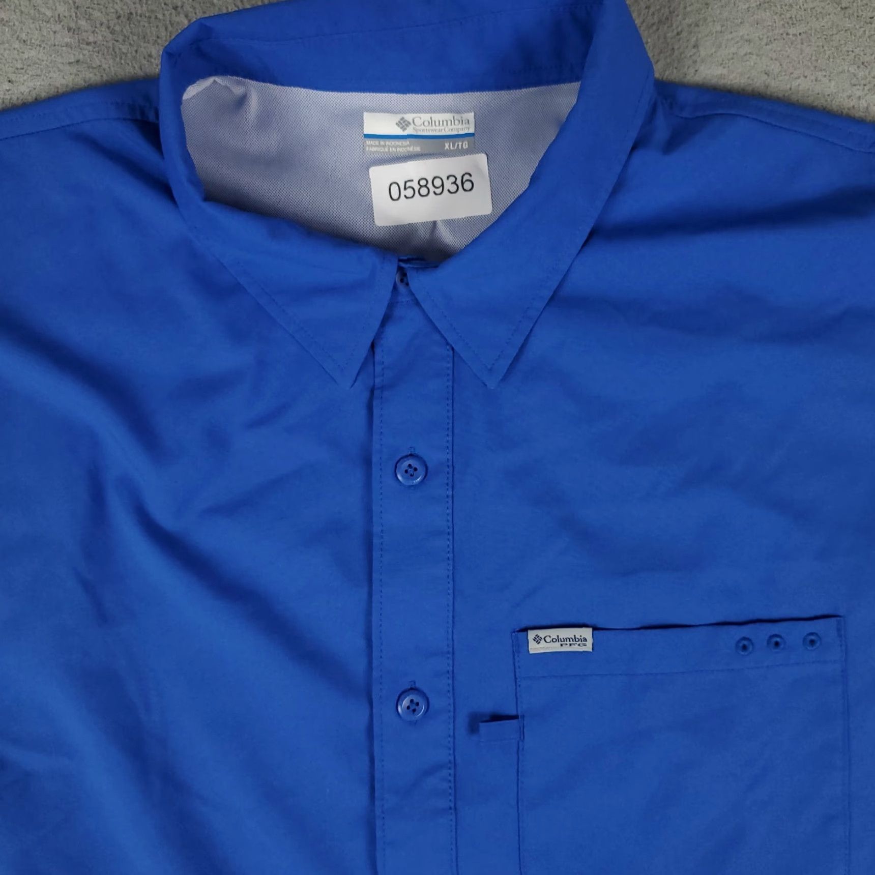 Vintage Columbia Shirt Mens XL Button-Up Blue Vented Long Sleeve Collared Shirt Button Up Jacket? Size US XL / EU 56 / 4 - 2 Thumbnail