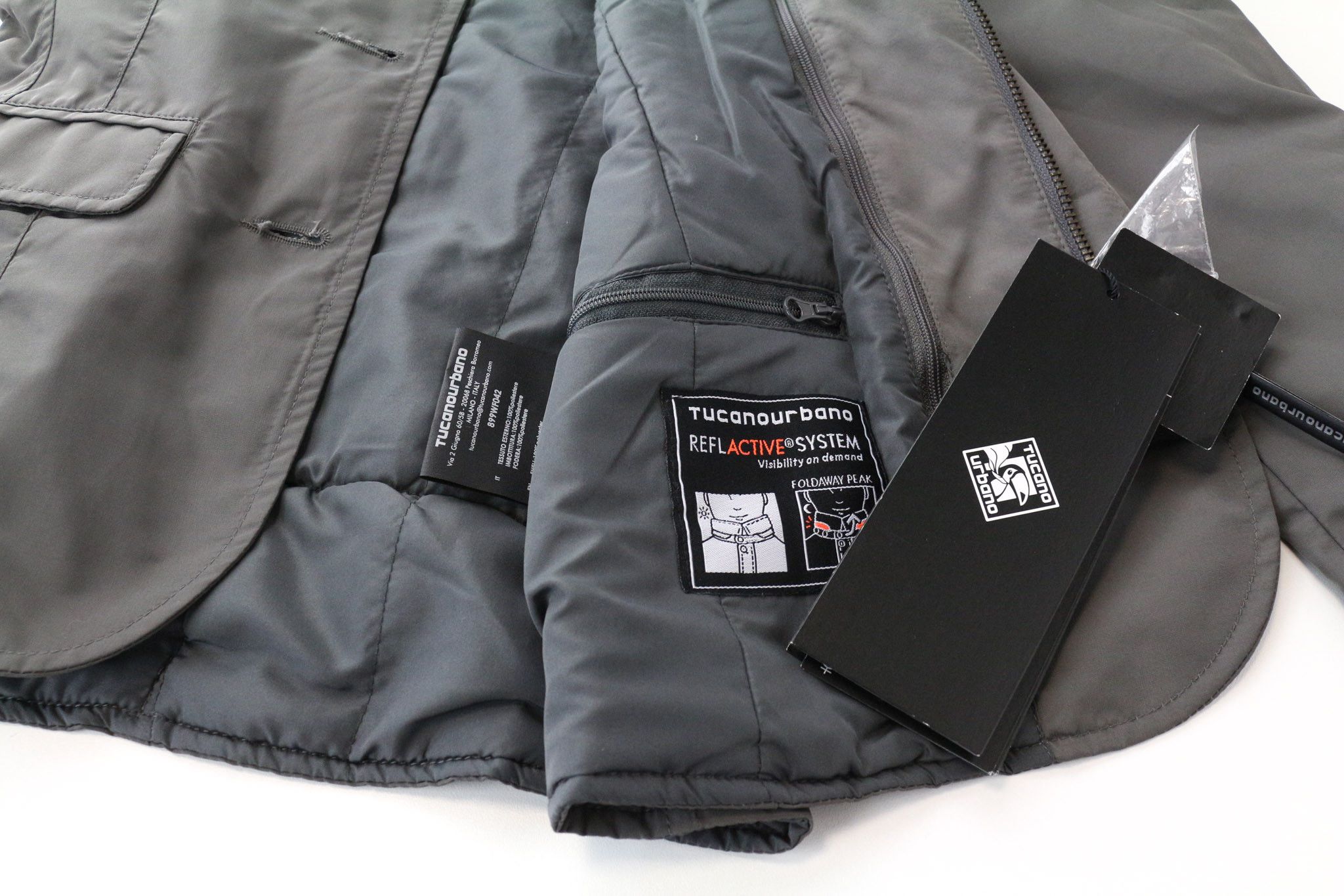 Other FRECCIA 2XS Grey Water-Repellent Lined Moto Jacket 75854 Size XXS / US 00 / IT 34 - 7 Thumbnail