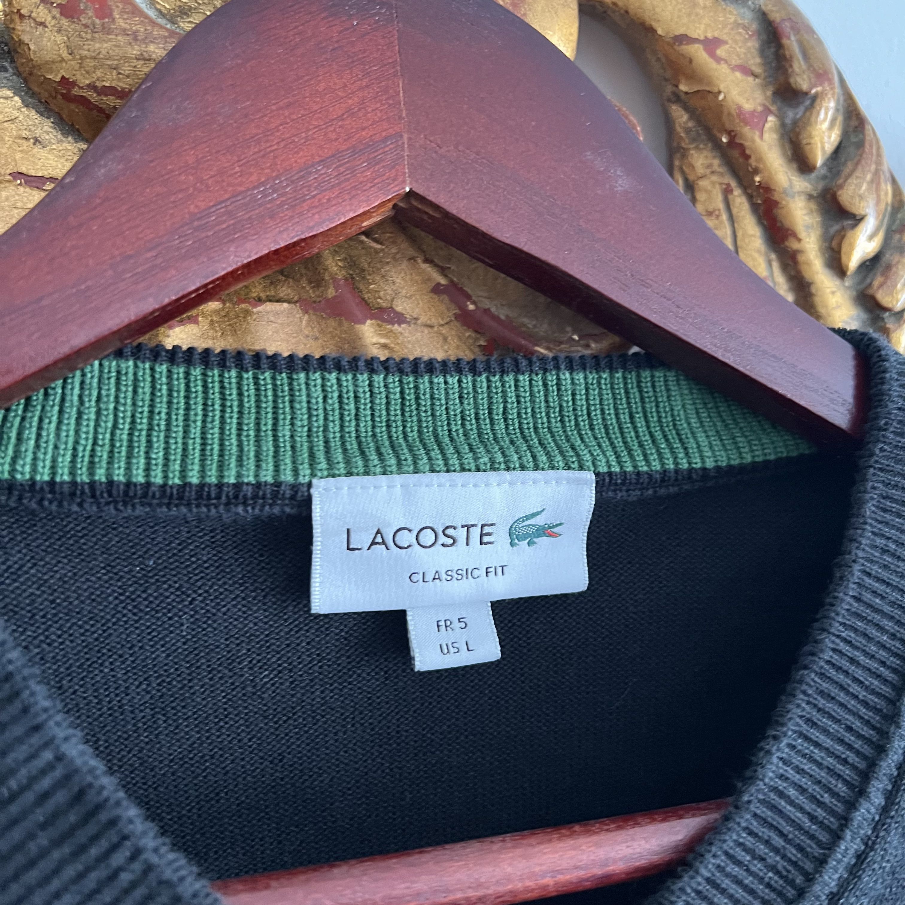 Lacoste × Vintage Vintage Lacoste Sweater Y2K Logo Size US S / EU 44-46 / 1 - 5 Thumbnail
