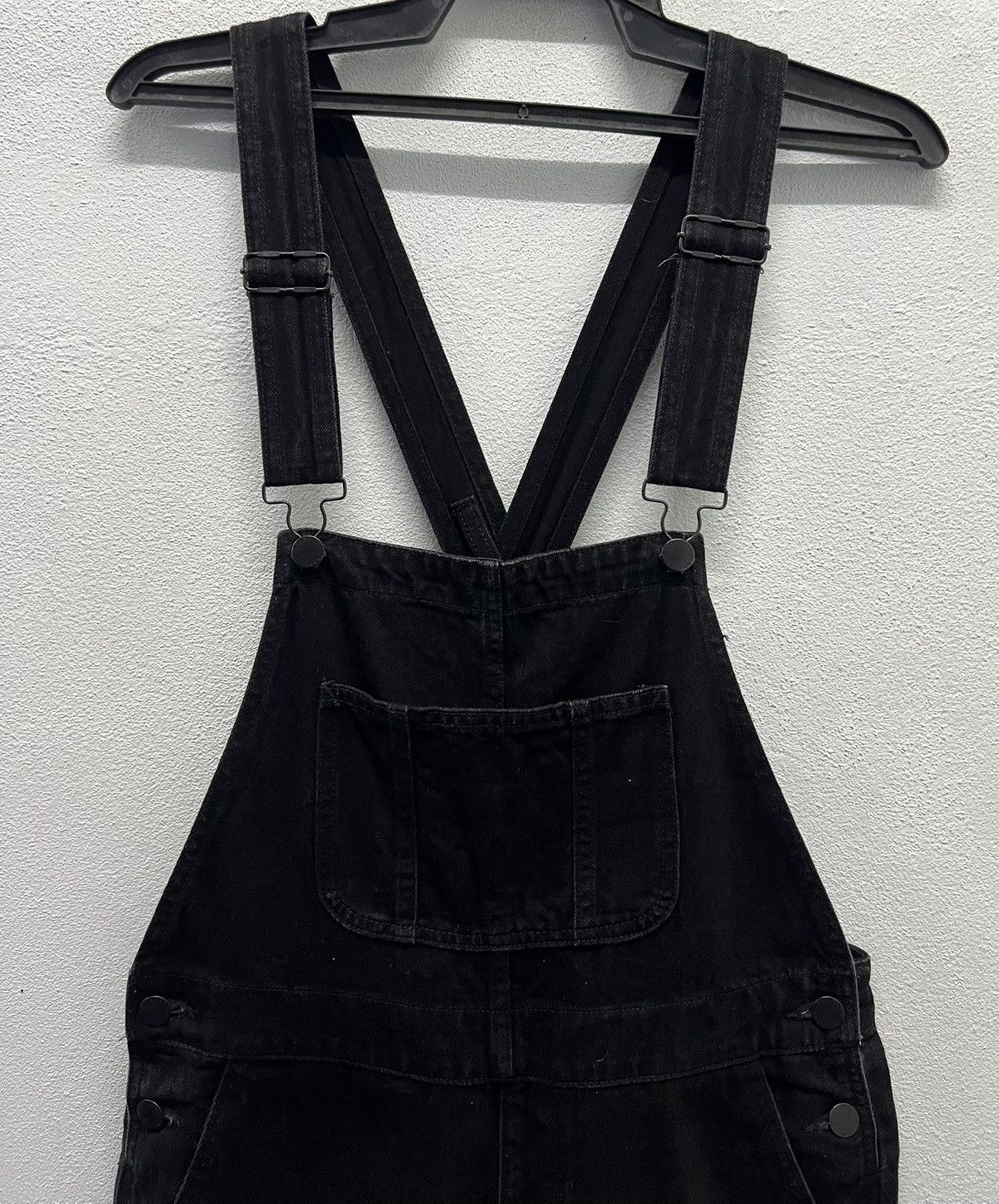 GU × Japanese Brand × Vintage GU Black Cotton Overalls (Size L) Size US 34 / EU 50 - 3 Thumbnail