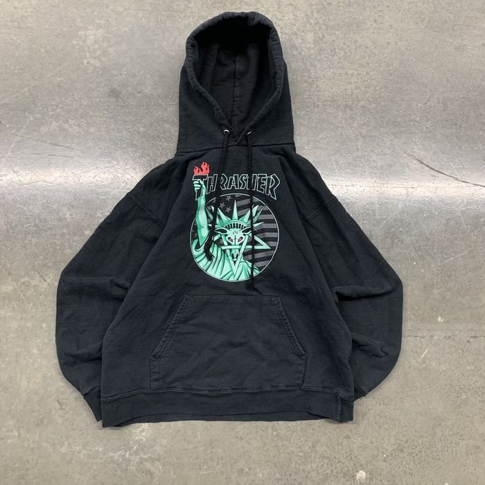 Thrasher hoodie liberty sales goat