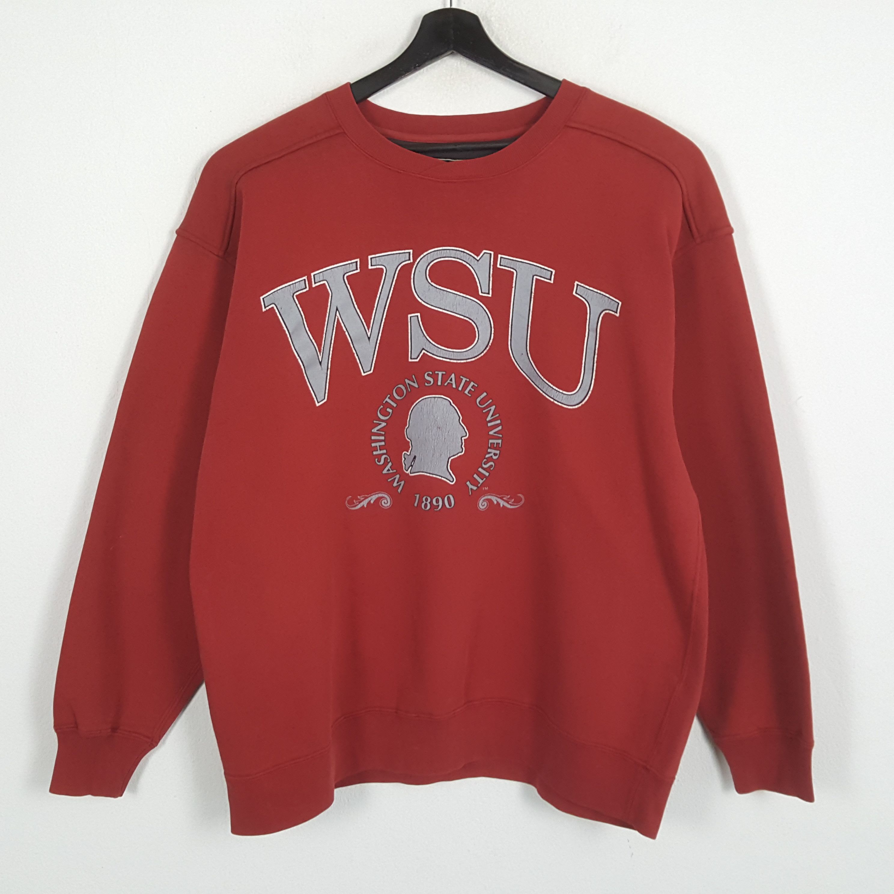 Vintage WASHINGTON STATE UNIVERSITY Center Design Sweatshirt Size US XL / EU 56 / 4 - 1 Thumbnail
