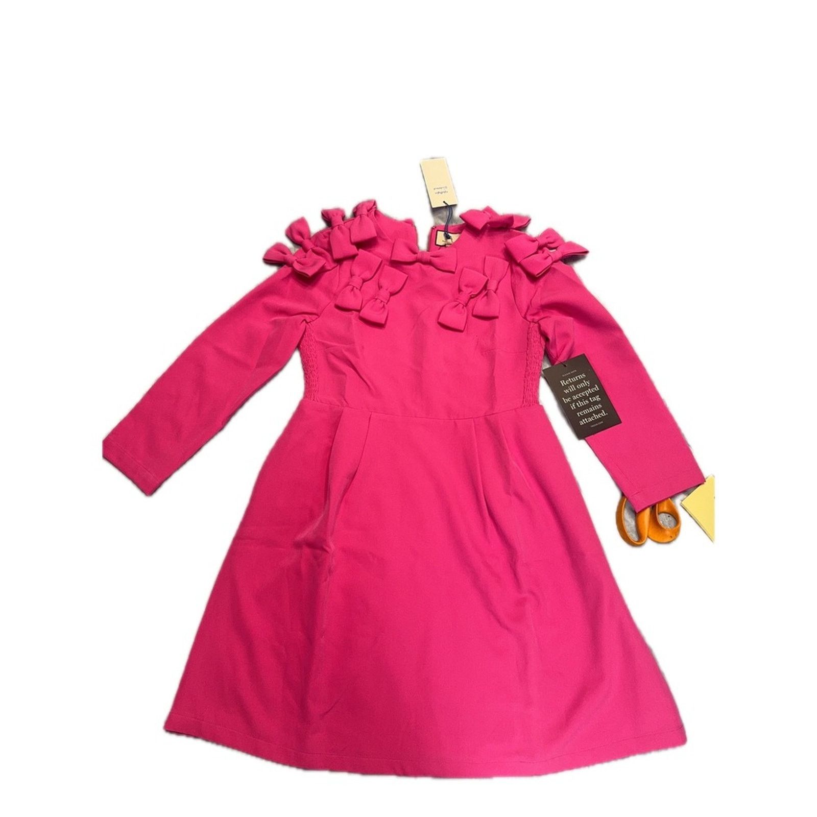 Roberta di Camerino Tuckernuck x Cameron Eubanks Wimberly Pink Bow –Small NWT Size S / US 4 / IT 40 - 3 Thumbnail