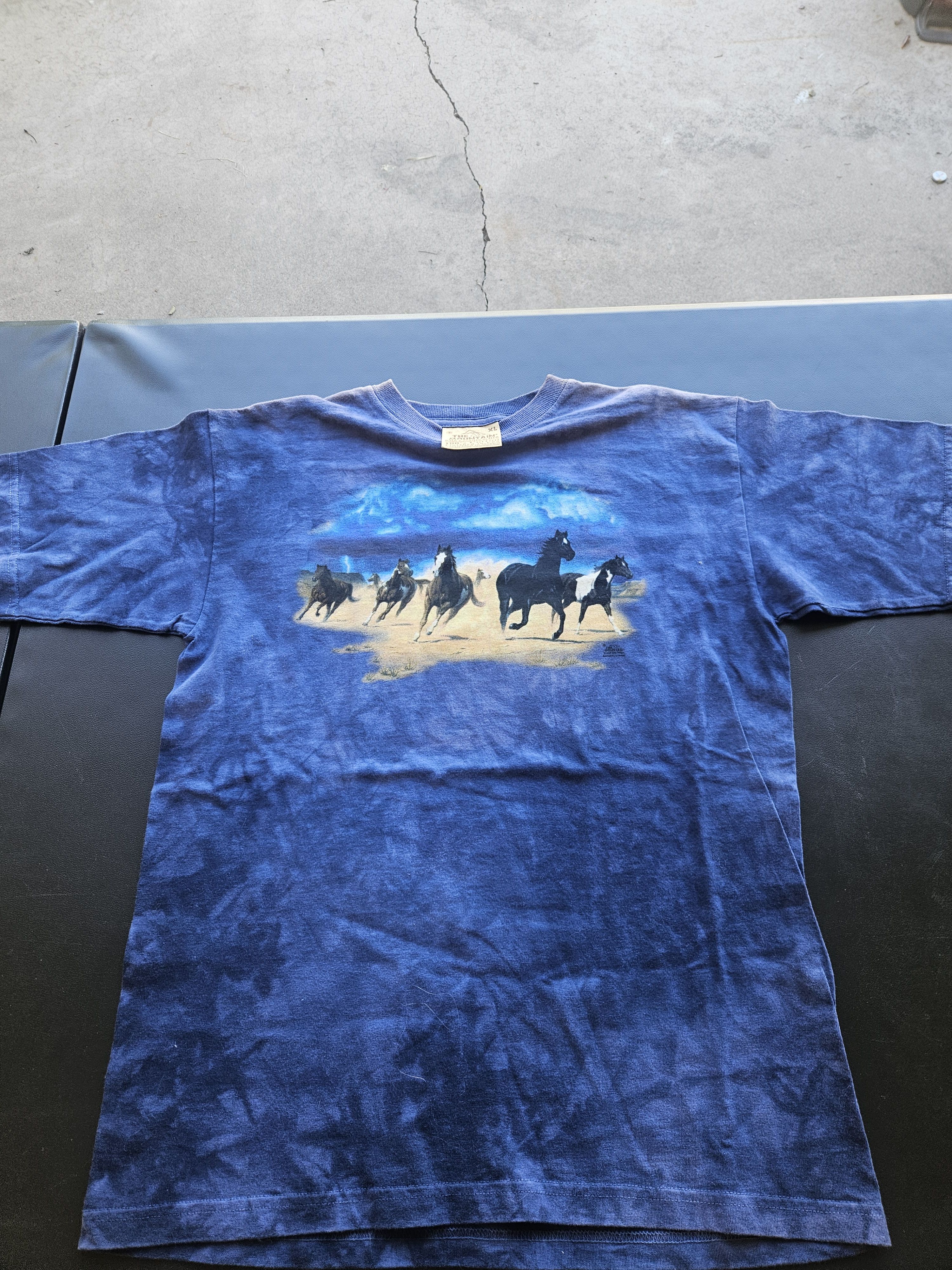 The Mountain The Mountain Vintage Wild Horse Tie Dye Tee Size US S / EU 44-46 / 1 - 1 Thumbnail