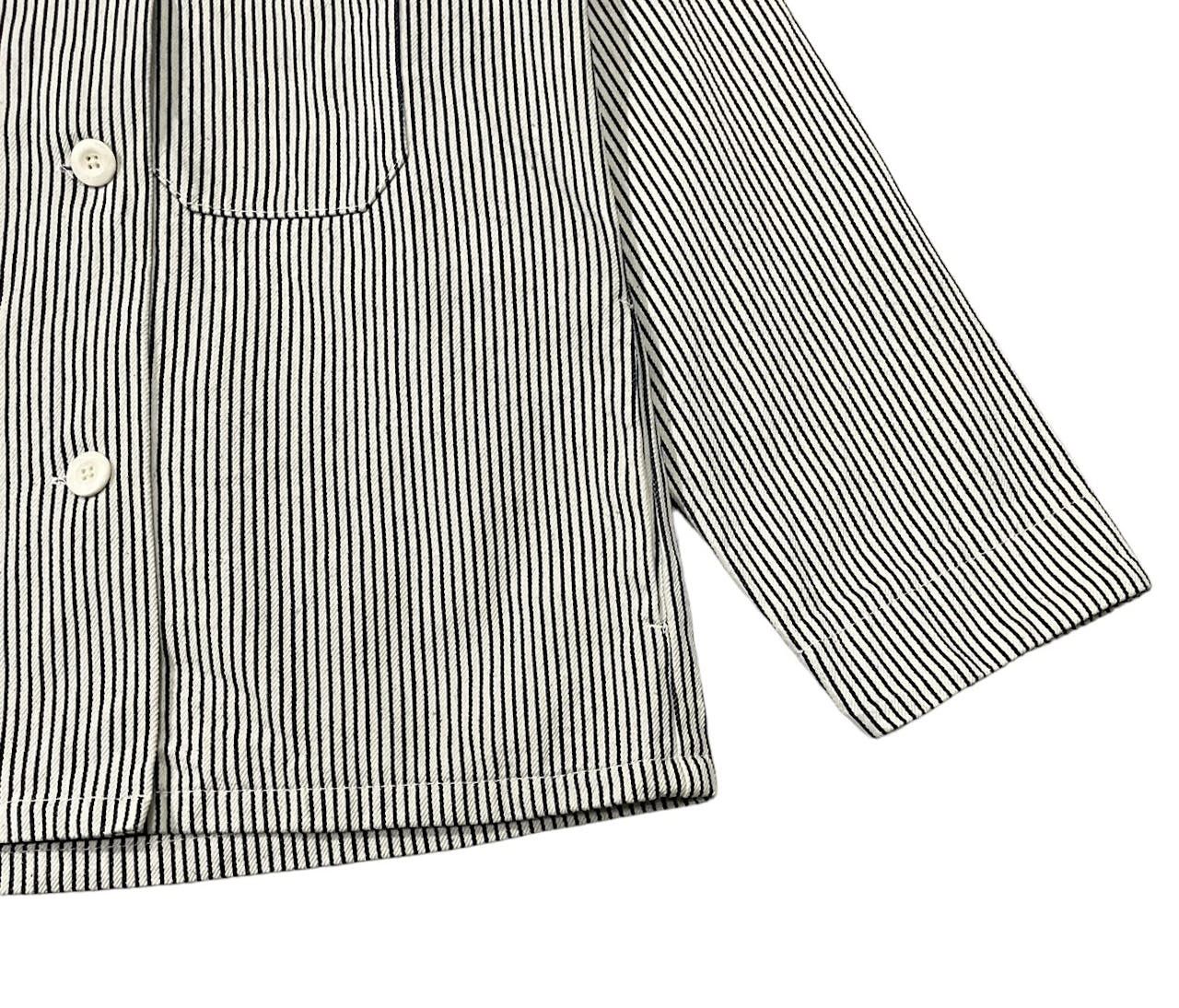 Japanese Brand × Studio Seven 💥STUDIO SEVEN HONEST DELI HICKORY BUTTON JACKET Size US XL / EU 56 / 4 - 4 Thumbnail