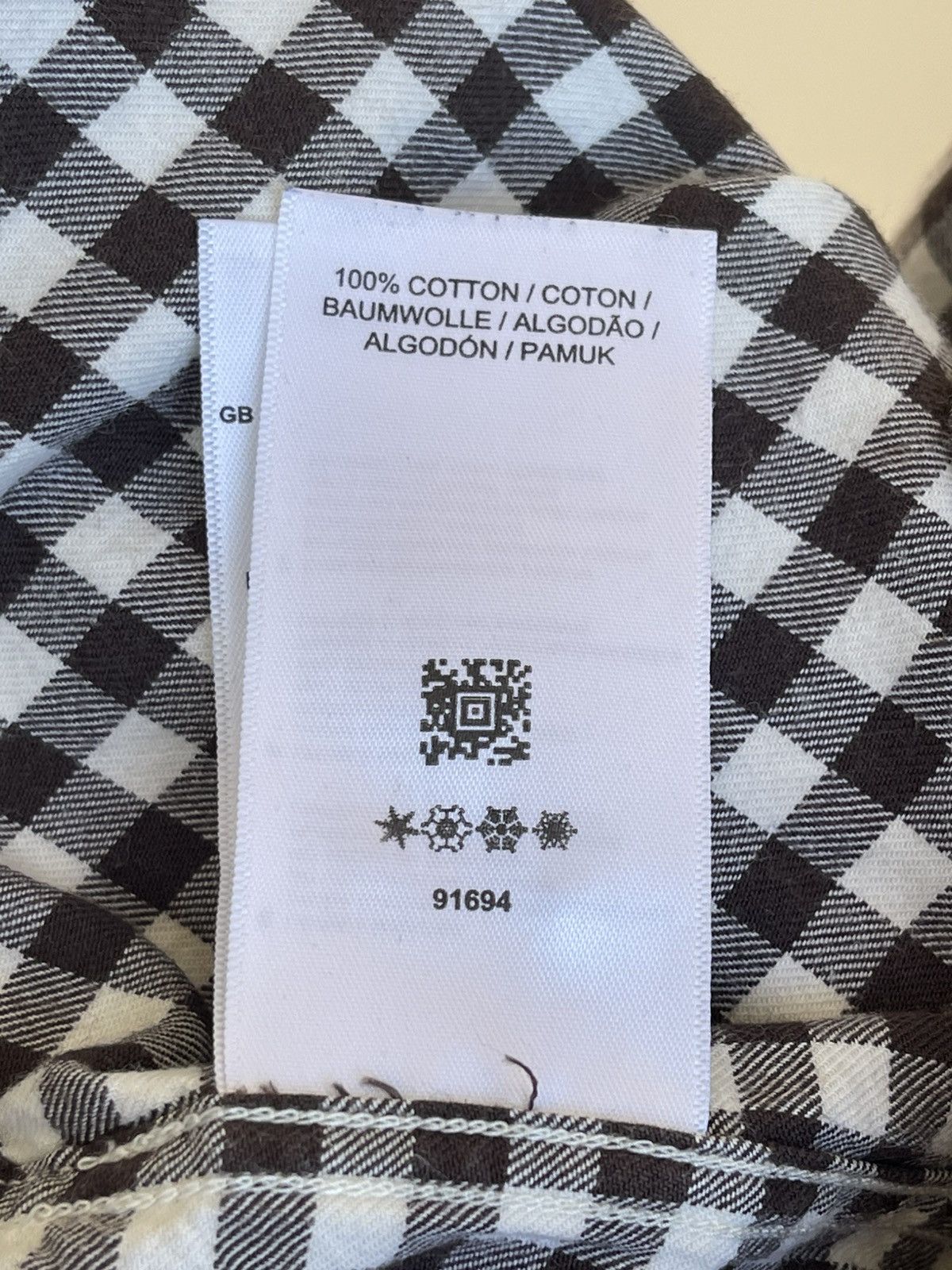 Fred Perry Fred Perry Gingham Check Flannel Button Down L/S Shirt Size US XXL / EU 58 / 5 - 9 Thumbnail
