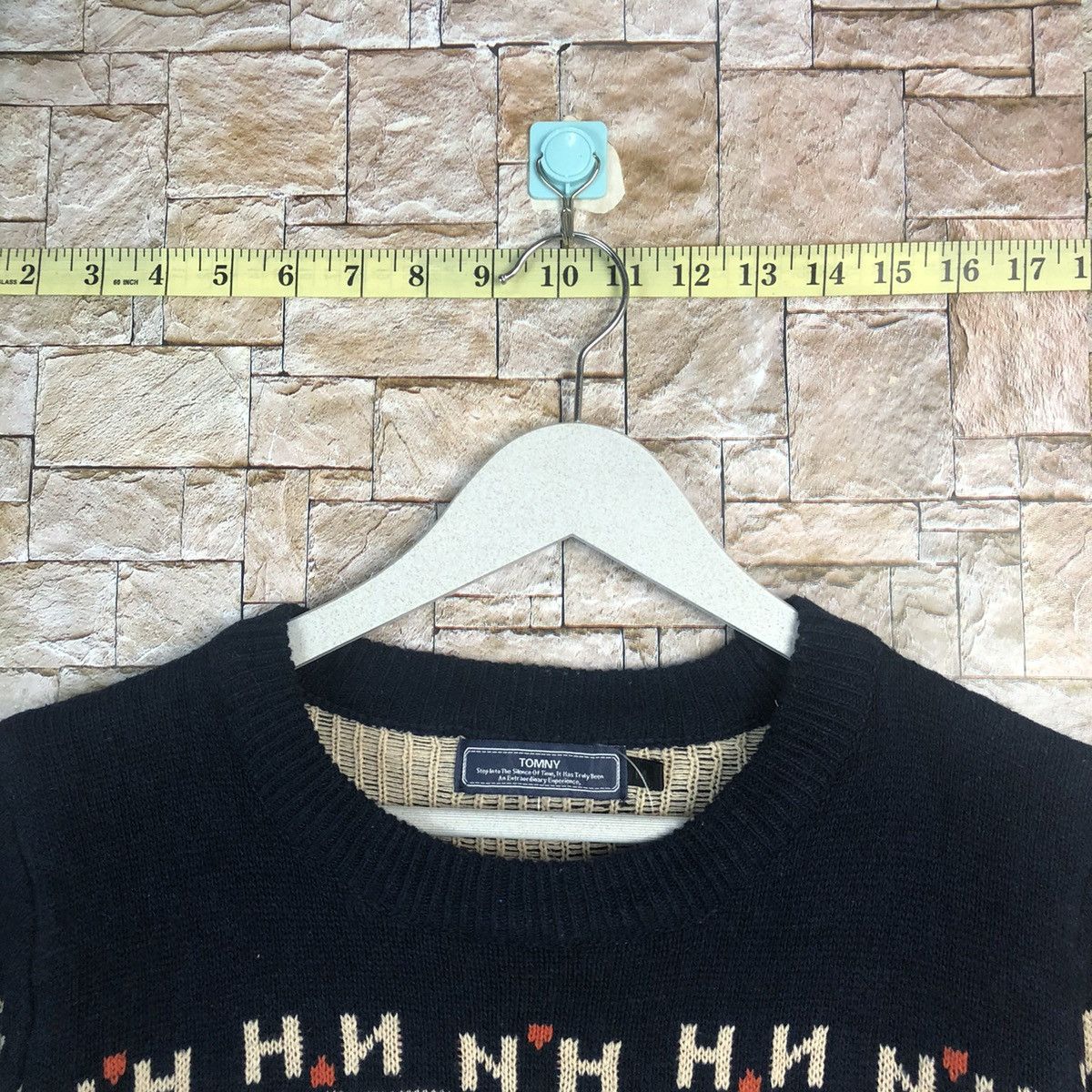 Homespun Knitwear × Japanese Brand Tomny Dark Blue Knitwear #A36 Size M / US 6-8 / IT 42-44 - 4 Thumbnail