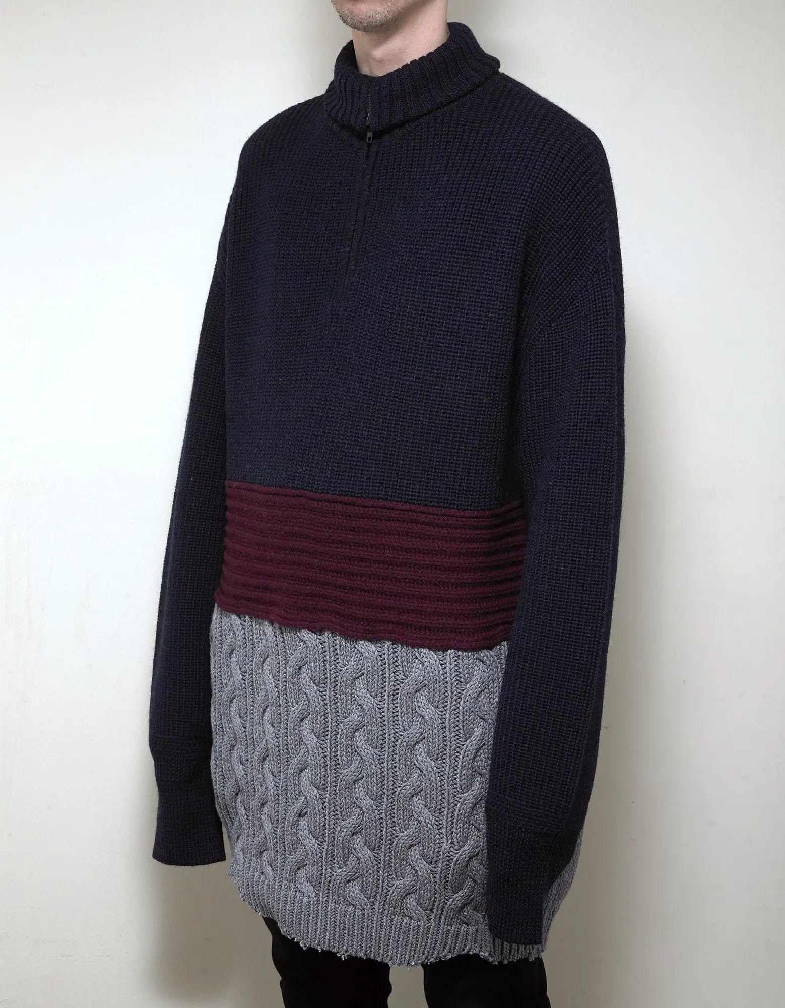Balenciaga Balenciaga Multi-Panelled Long Knitwear - SS19 Size US L / EU 52-54 / 3 - 2 Thumbnail