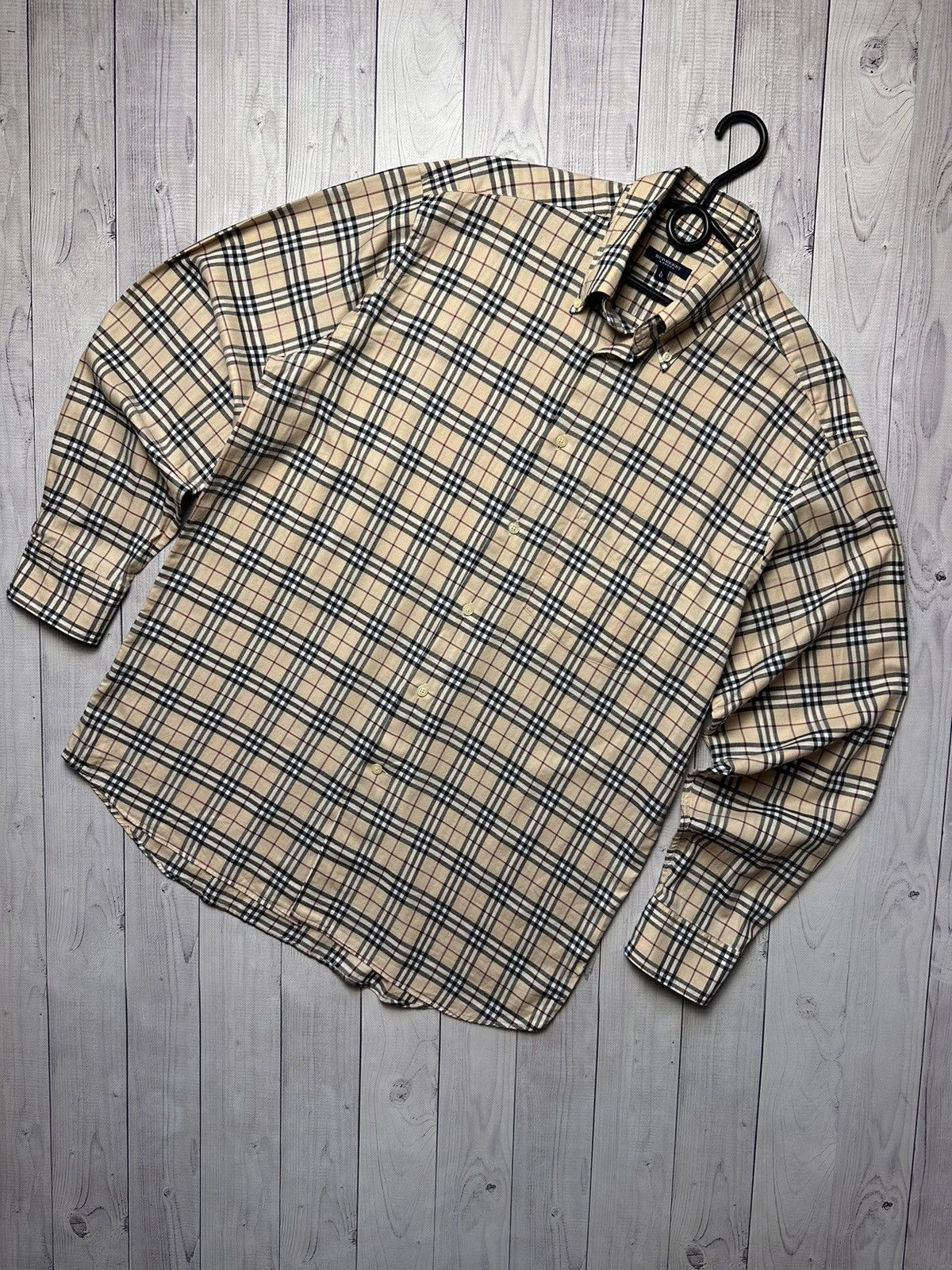 Burberry × Vintage Vintage Burberry plaid shirt size L Size US L / EU 52-54 / 3 - 1 Thumbnail