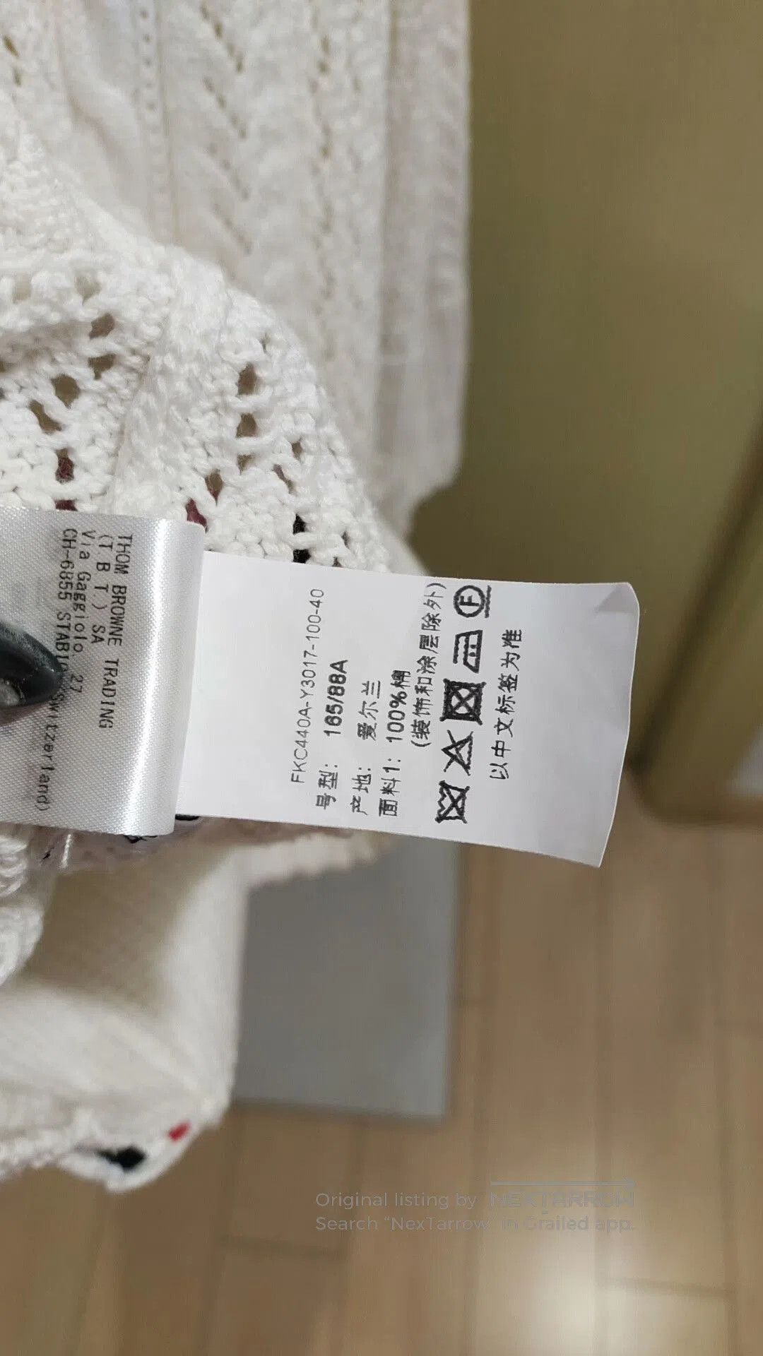 Thom Browne Thom Browne Women's Cardigan Sweater. Size M / US 6-8 / IT 42-44 - 5 Thumbnail