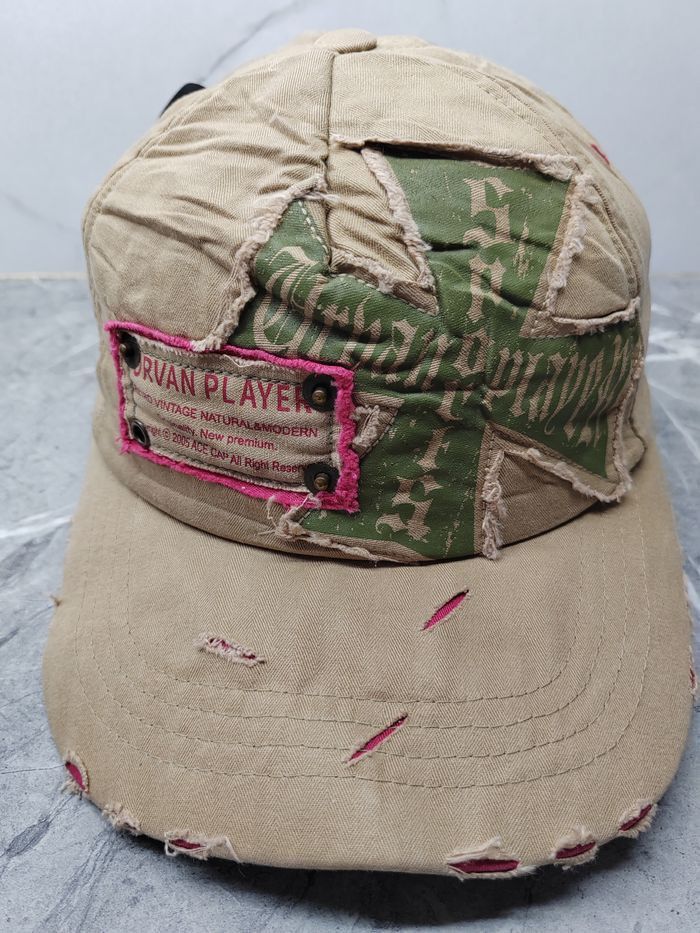 Japanese Brand Vintage Urban Player Japanese Punk Distressed Style Cap Hat Size ONE SIZE - 2 Thumbnail
