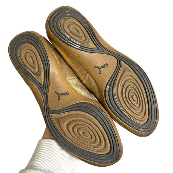 Puma Vintage Y2K Puma Bronzy Gold Ballet Sneaker Flats - 7US Size US 7 / IT 37 - 9 Thumbnail