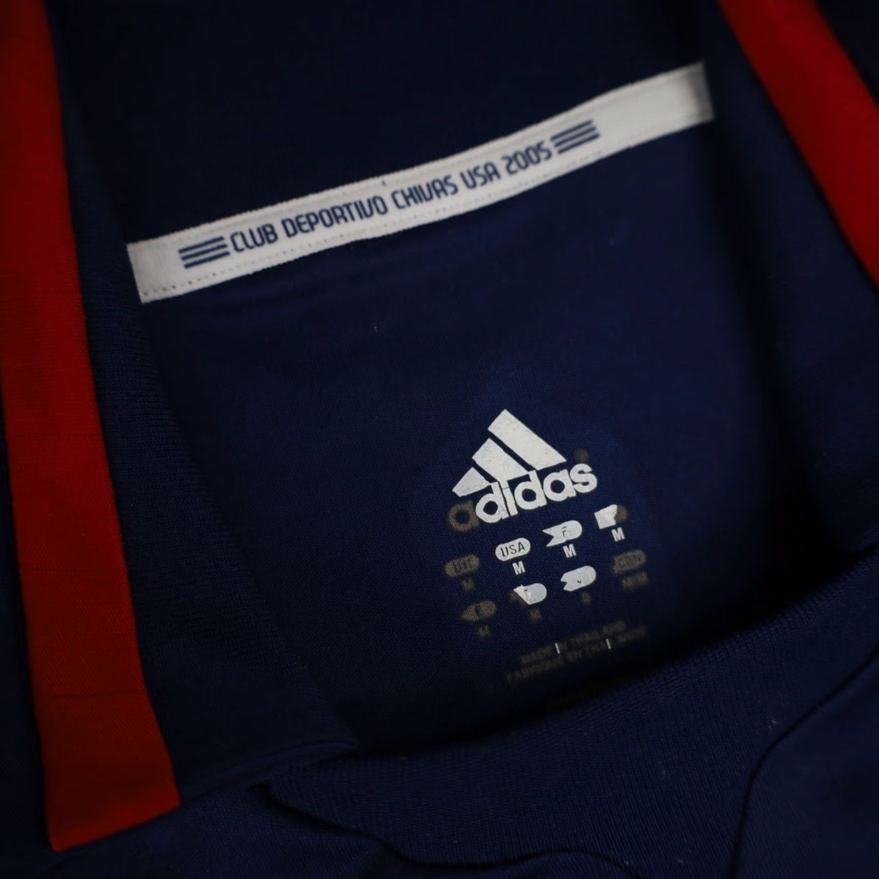 Adidas VINTAGE 2009 Adidas Club Deportivo Chivas USA Soccer Jersey Blue M Mens Size US M / EU 48-50 / 2 - 6 Thumbnail