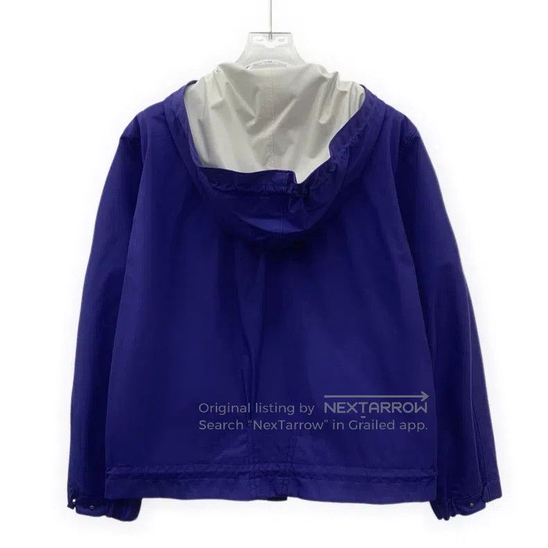 Loro Piana Loro Piana Purple Blue Hooded Nylon Zip-Up Jacket Size S / US 4 / IT 40 - 2 Thumbnail