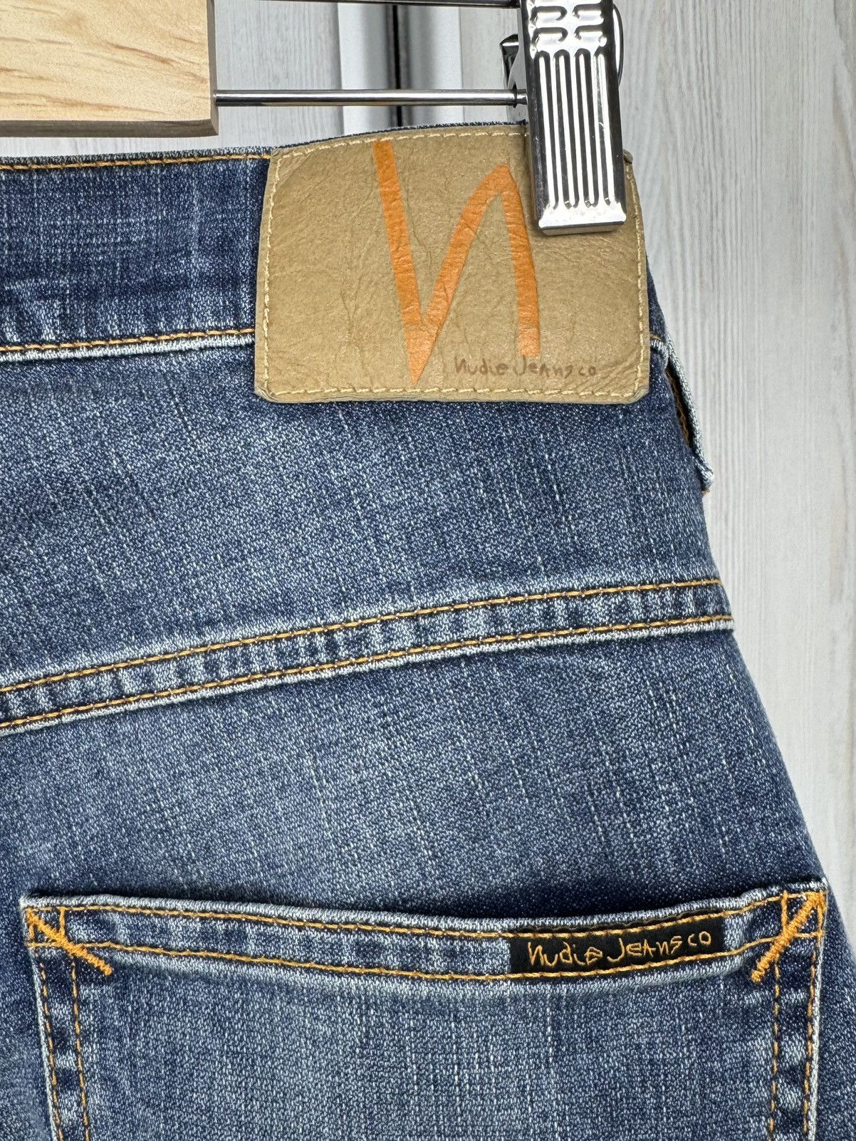 Nudie Jeans NUDIE JEANS Grim Tim Denim Jeans - Worn In Broken Pants Size US 32 / EU 48 - 8 Thumbnail