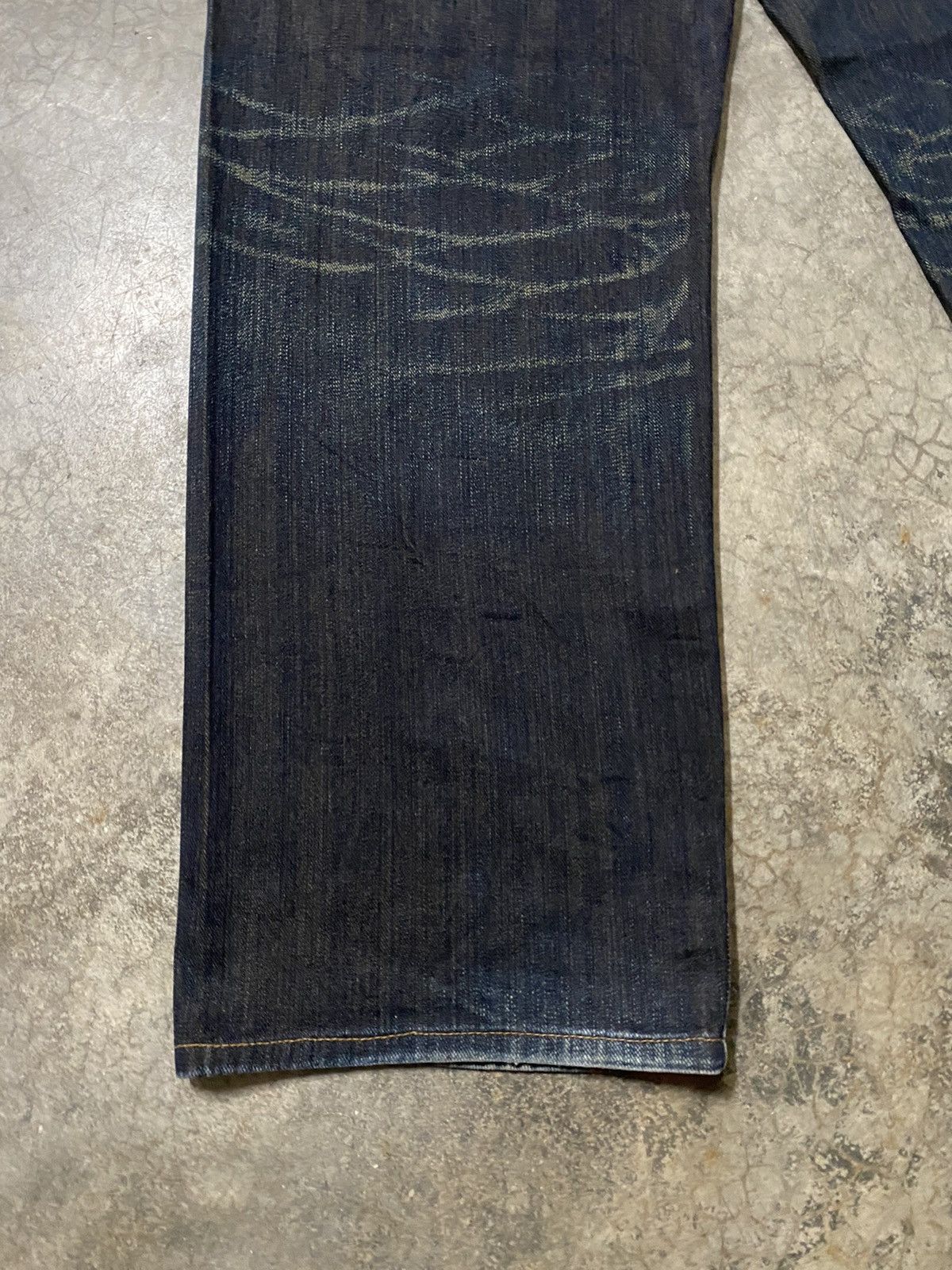 Lee Baggy Jeans Vintage Lee Cowboy Mud Rusty Denim @312 Size US 31 - 3 Thumbnail