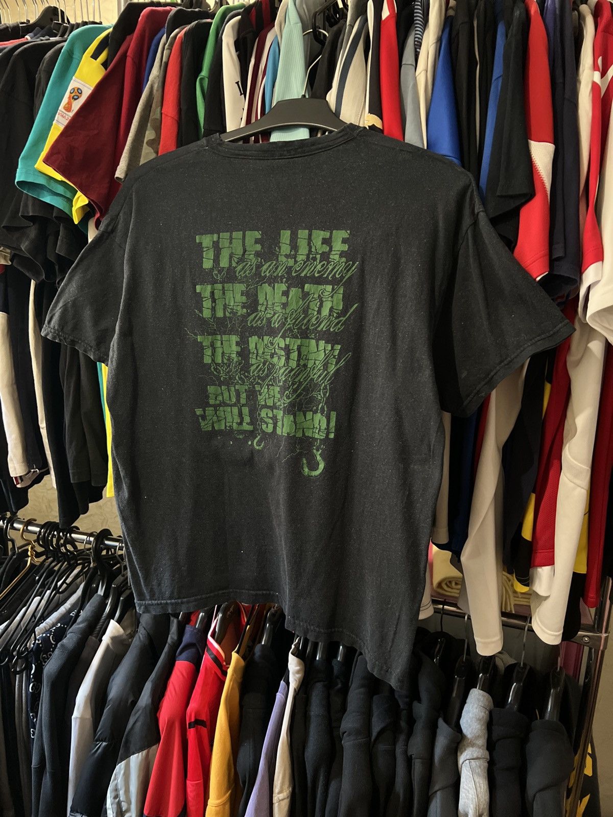 Band Tees VINTAGE AXISOFEVIL THE LIFE AS AN ENEMY GRAPHIC BAND T SHIRT Size US M / EU 48-50 / 2 - 7 Thumbnail