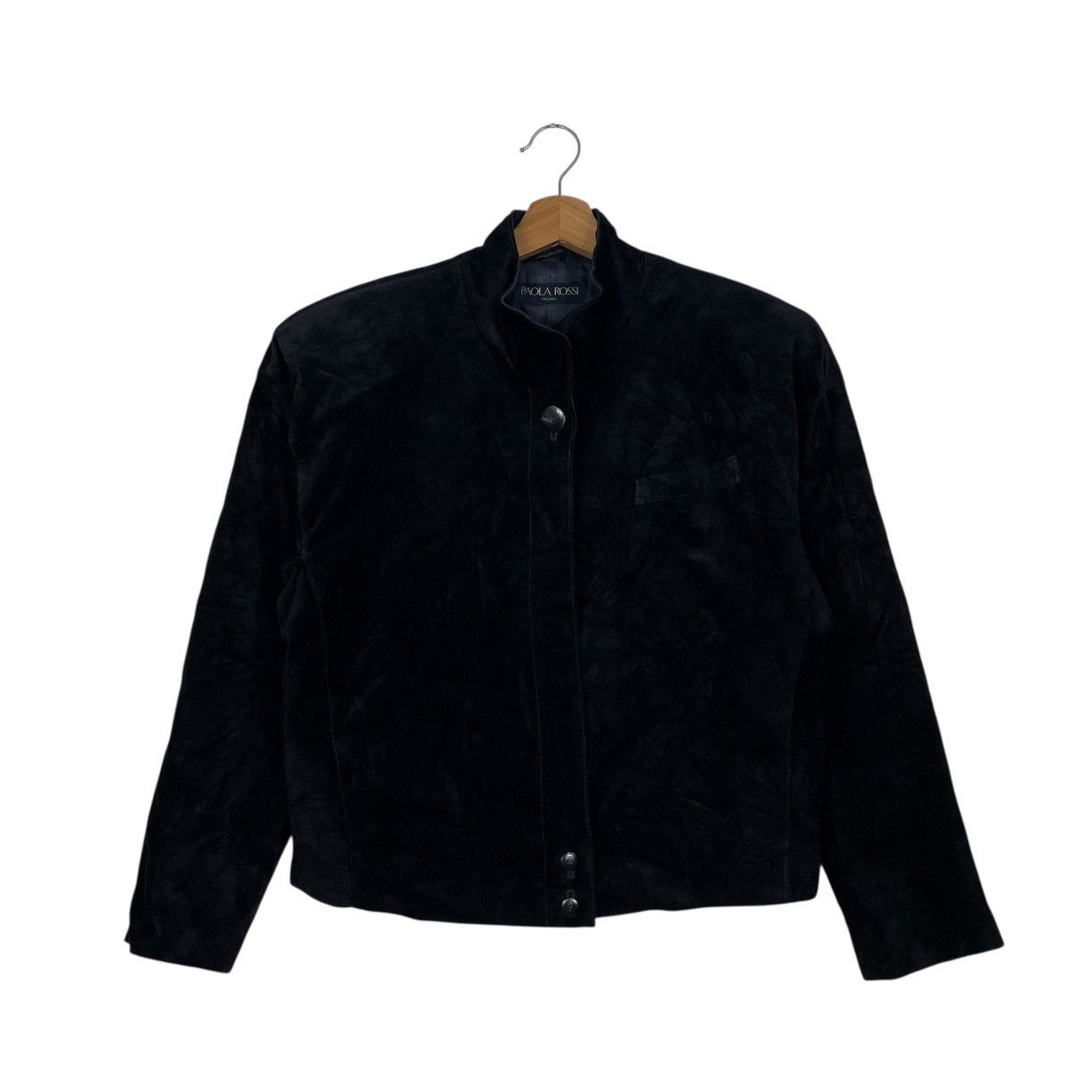Other Paola Rossi Black Crop Jacket Size M / US 6-8 / IT 42-44 - 1 Thumbnail