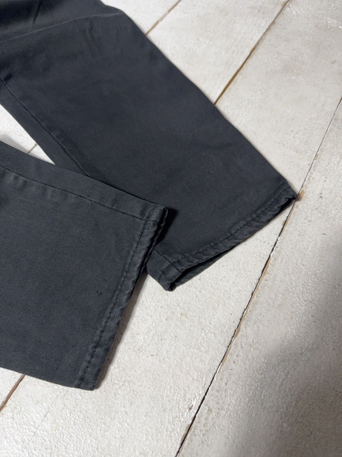 Giorgio Armani 90s Retro Armani Jeans Black Cotton Pants Made in Italy Size US 28 / EU 44 - 2 Thumbnail