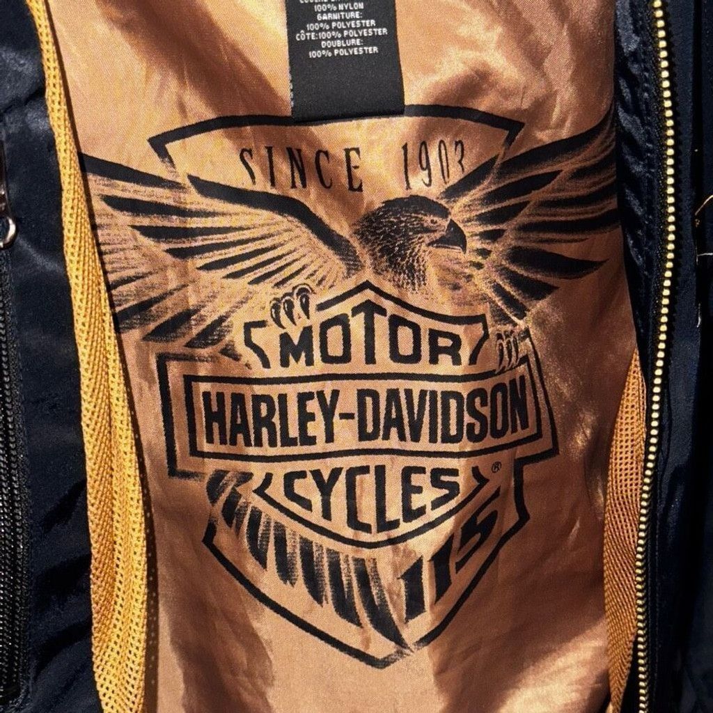Harley Davidson HARLEY DAVIDSON 115th Anniversary Motorcycle Bomber Jacket S Size L / US 10 / IT 46 - 5 Thumbnail