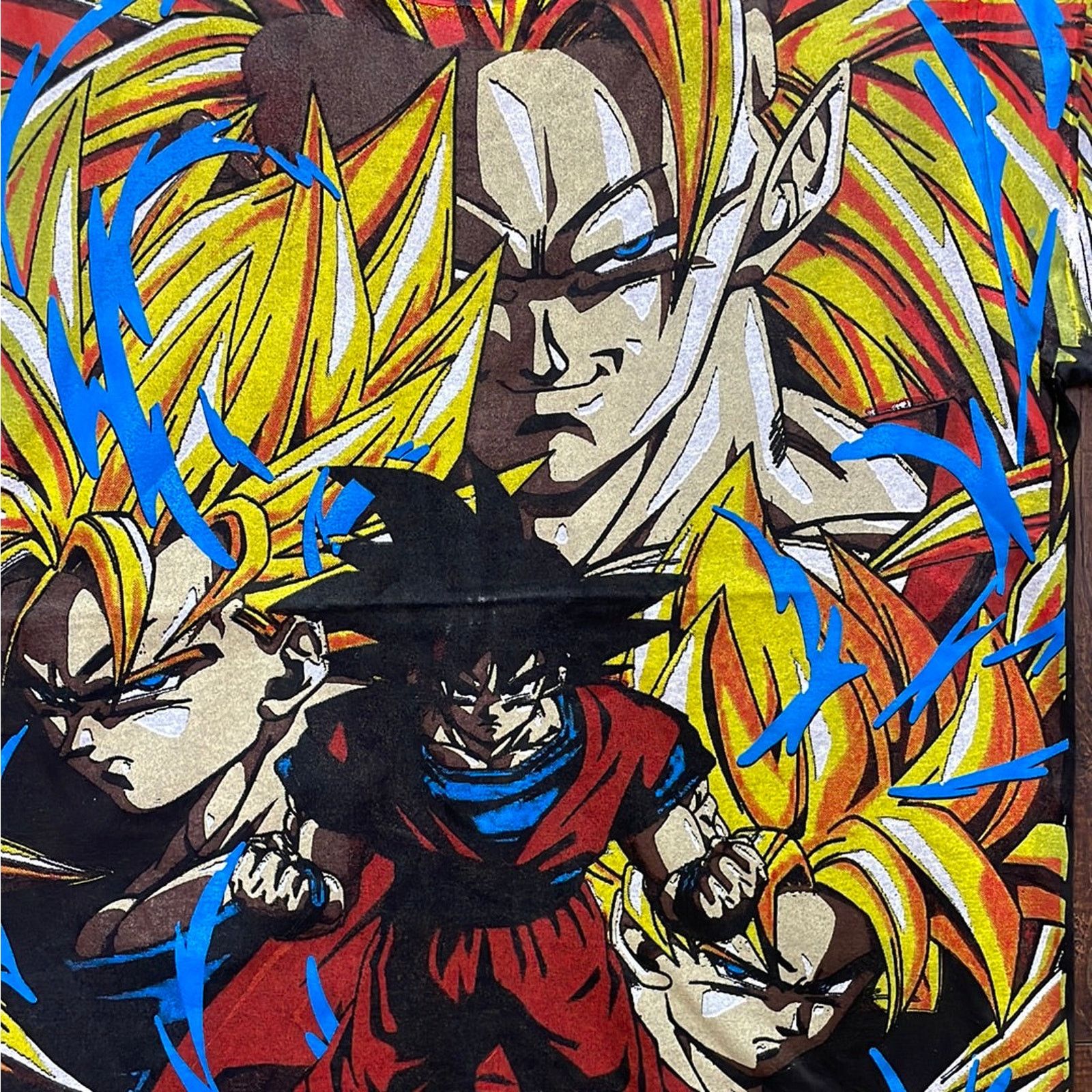 Giant Single Stitch Dragon Ball Z All Over Giant Large Size US L / EU 52-54 / 3 - 2 Thumbnail