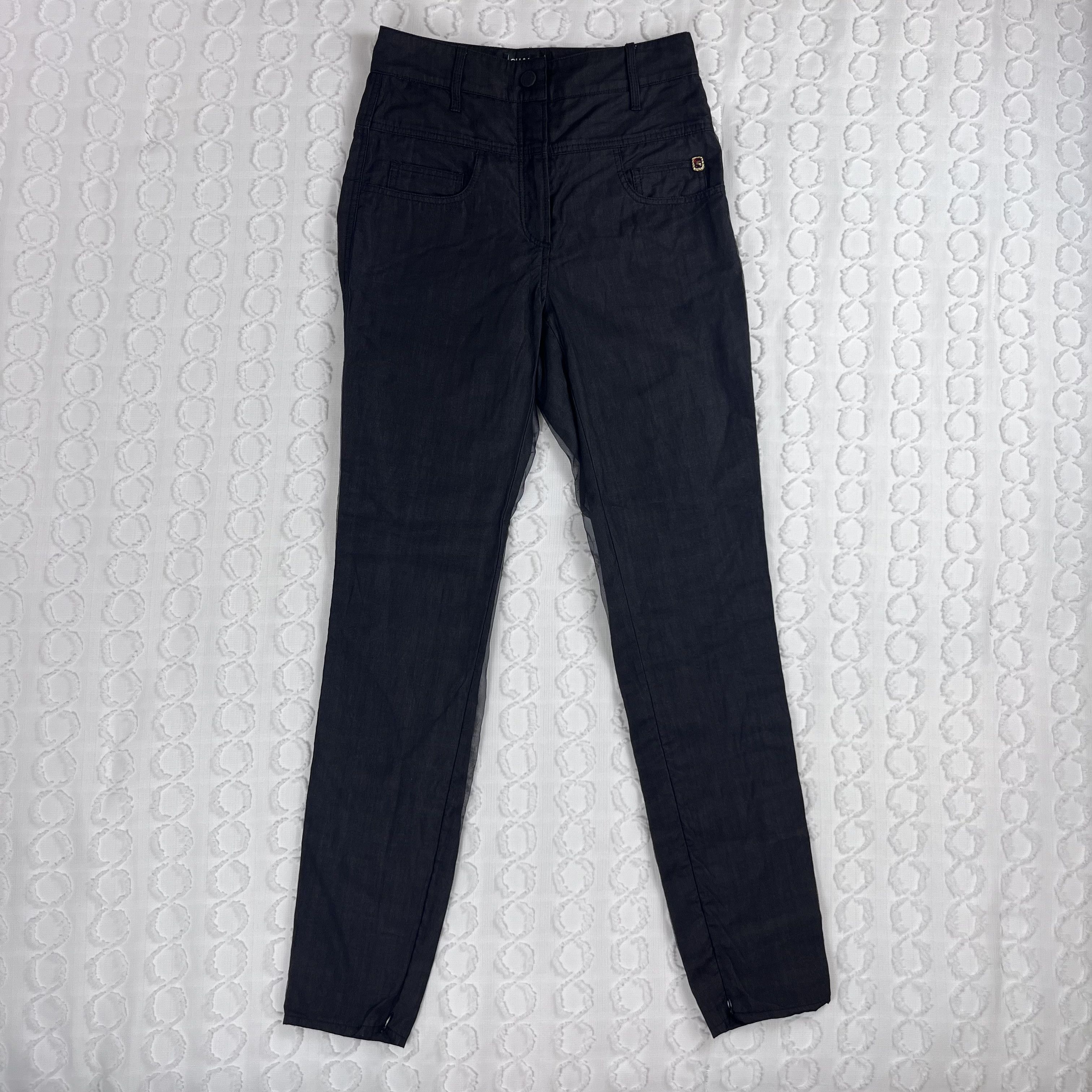 Chanel Chanel SS07 Runway Look 29 High-waisted Black Trousers Size 27" / US 4 / IT 40 - 14 Thumbnail