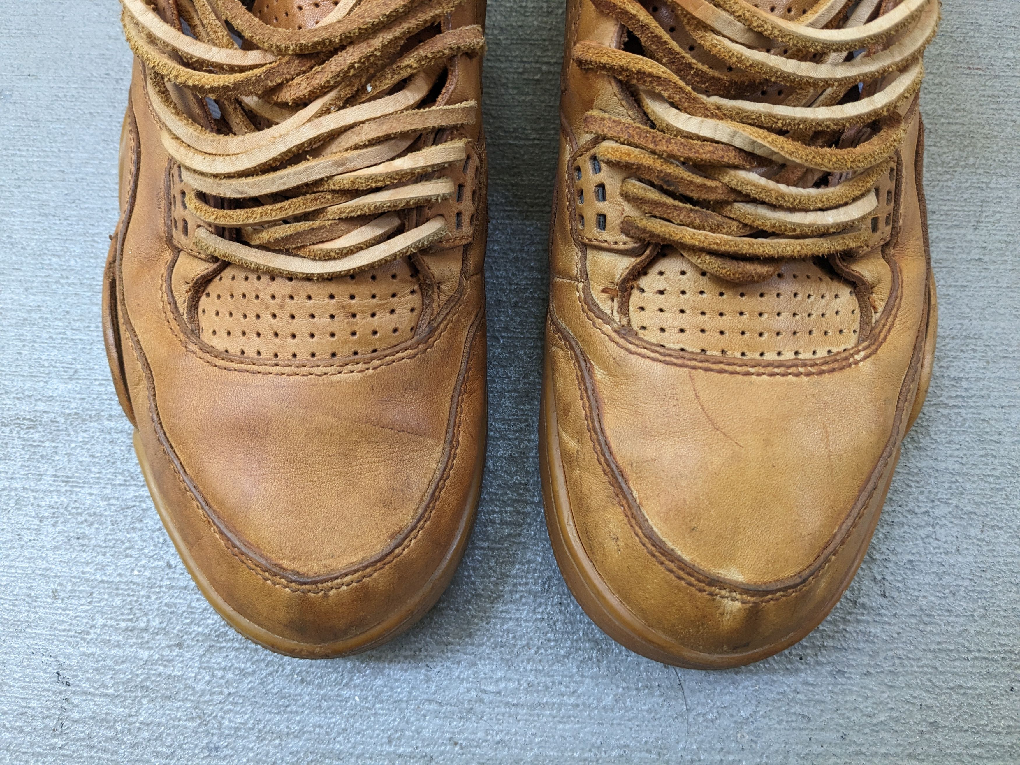 Jordan Brand Nike Air Jordan 4 Premium Pinnacle 9.5 Wheat 819139-205 Size US 9.5 / EU 42-43 - 6 Thumbnail