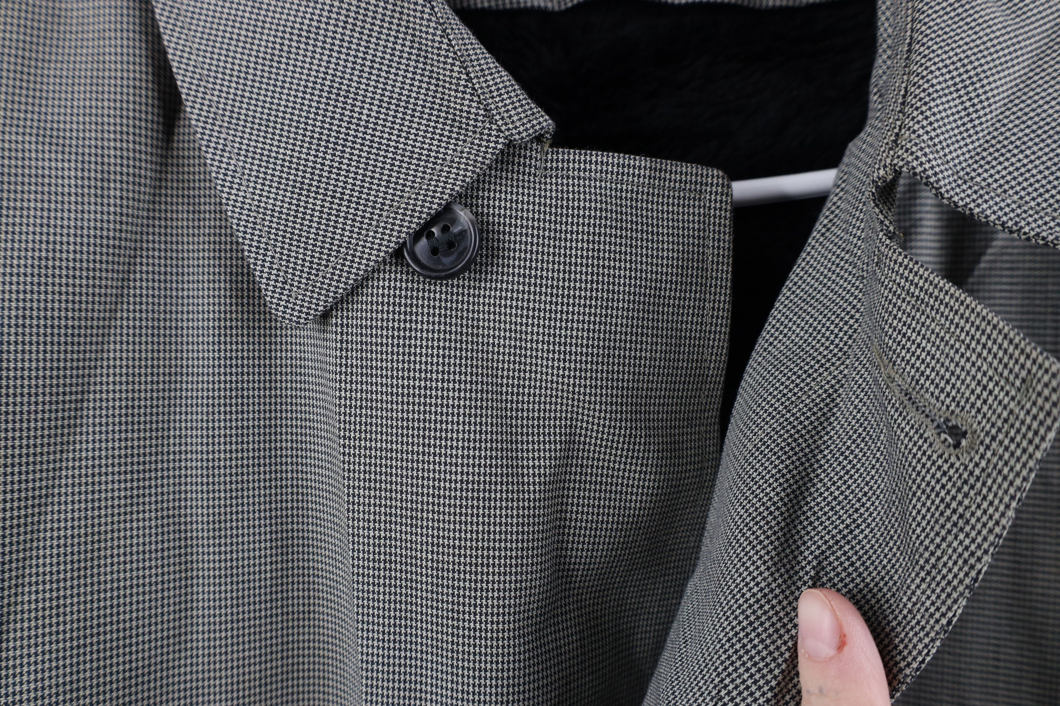 Vintage Vintage 60s Streetwear Houndstooth Rain Coat Jacket USA Size US XXL / EU 58 / 5 - 8 Thumbnail