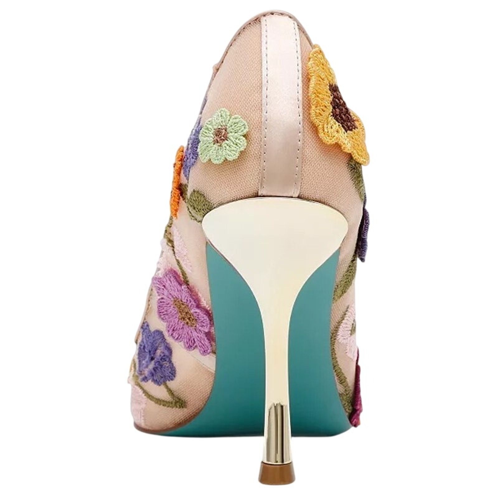 Betsey Johnson BETSEY JOHNSON Aimey Floral Applique Mesh Pumps Size 11 New Size US 11 / IT 41 - 3 Thumbnail