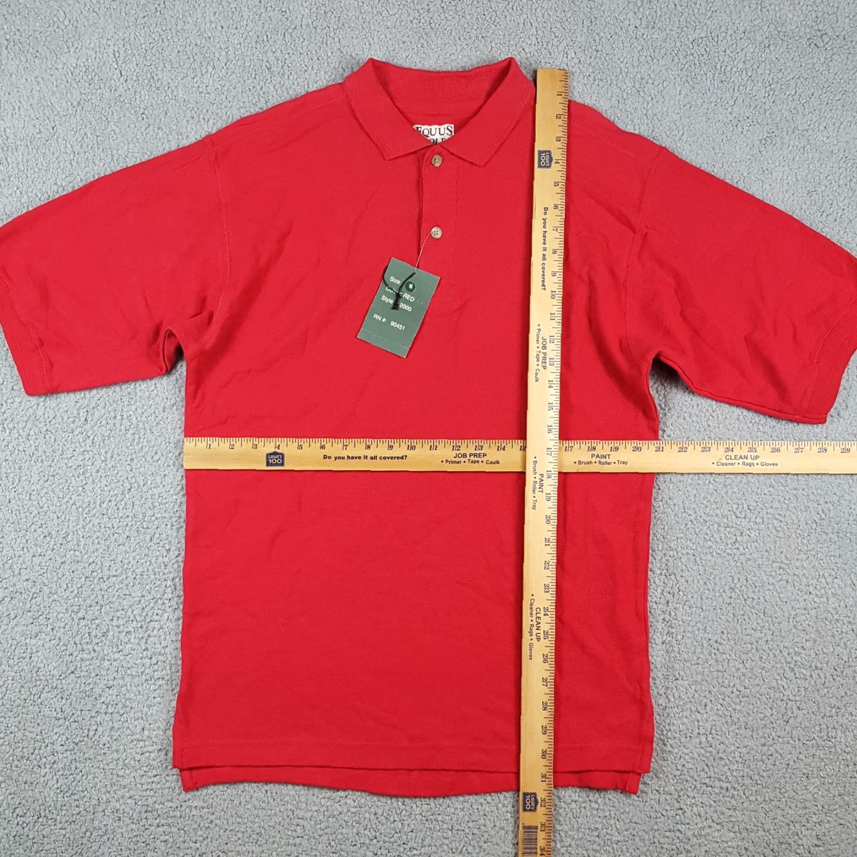 Vintage Vintage Equus Men’s Polo Shirt Size Small Red Short Sleeve Golf Preppy 90s Size US S / EU 44-46 / 1 - 4 Thumbnail