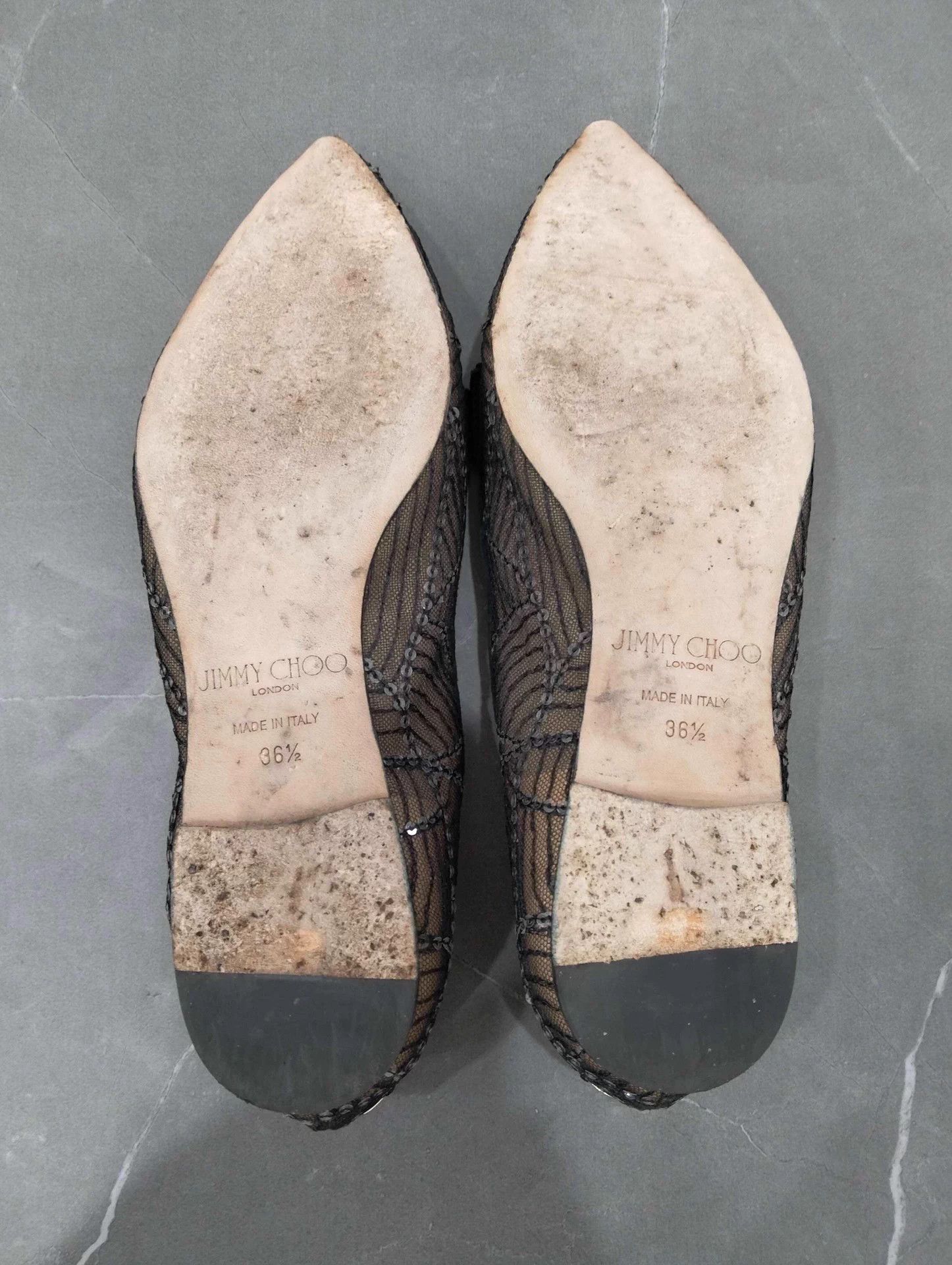 Jimmy Choo Jimmy Choo Gala Breathable Pntd Flat 36.5 9/10 Size US 5.5 / IT 35.5 - 6 Thumbnail