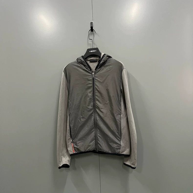 Prada PRADA Nylon Paneled Hooded Jacket - dmc Size US L / EU 52-54 / 3 - 1 Thumbnail